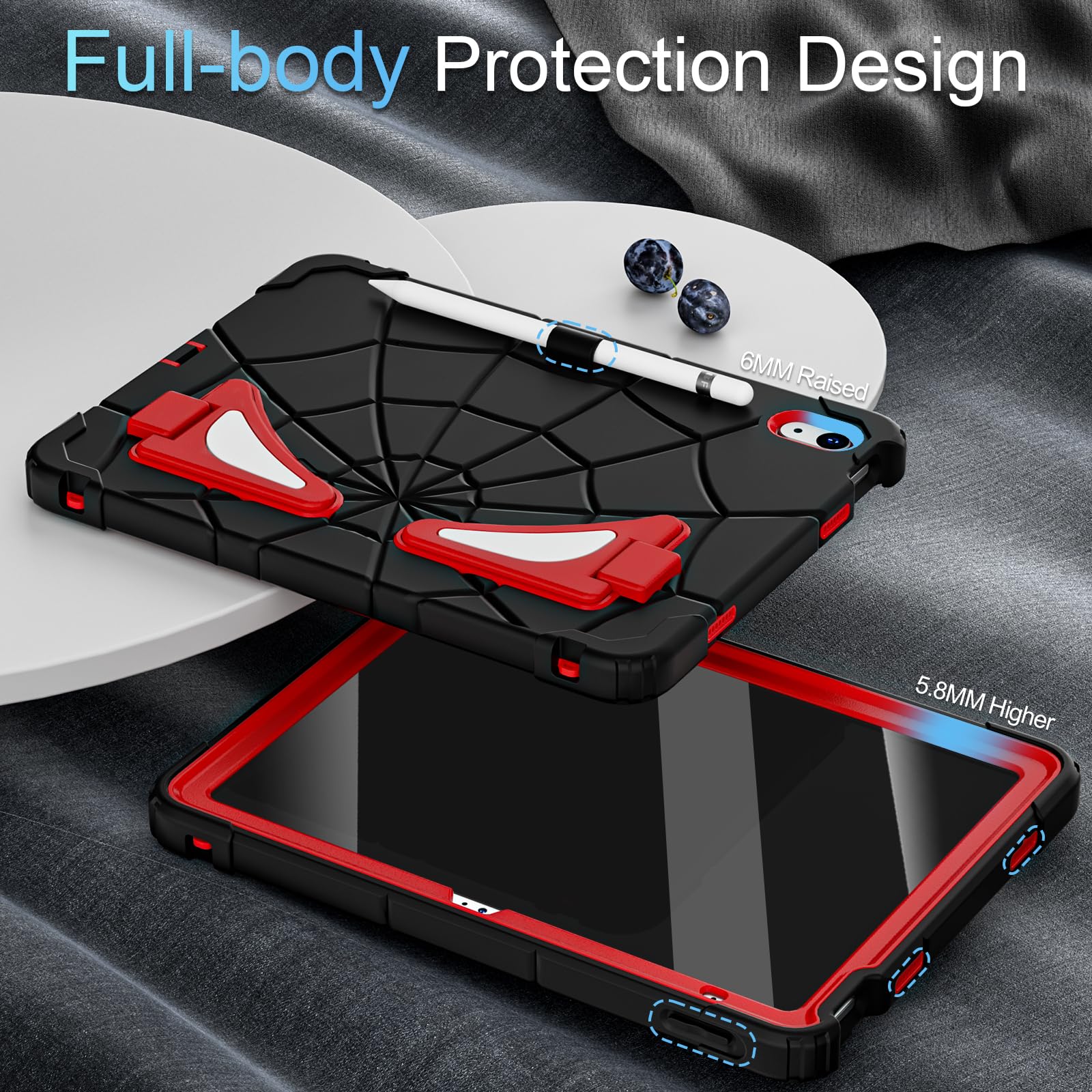 Auizotl Case For Ipad 10Th Generation Case 10.9 Inch,Kids Friendly For Ipad Case 10Th Generation With Screen Protector Shoulder