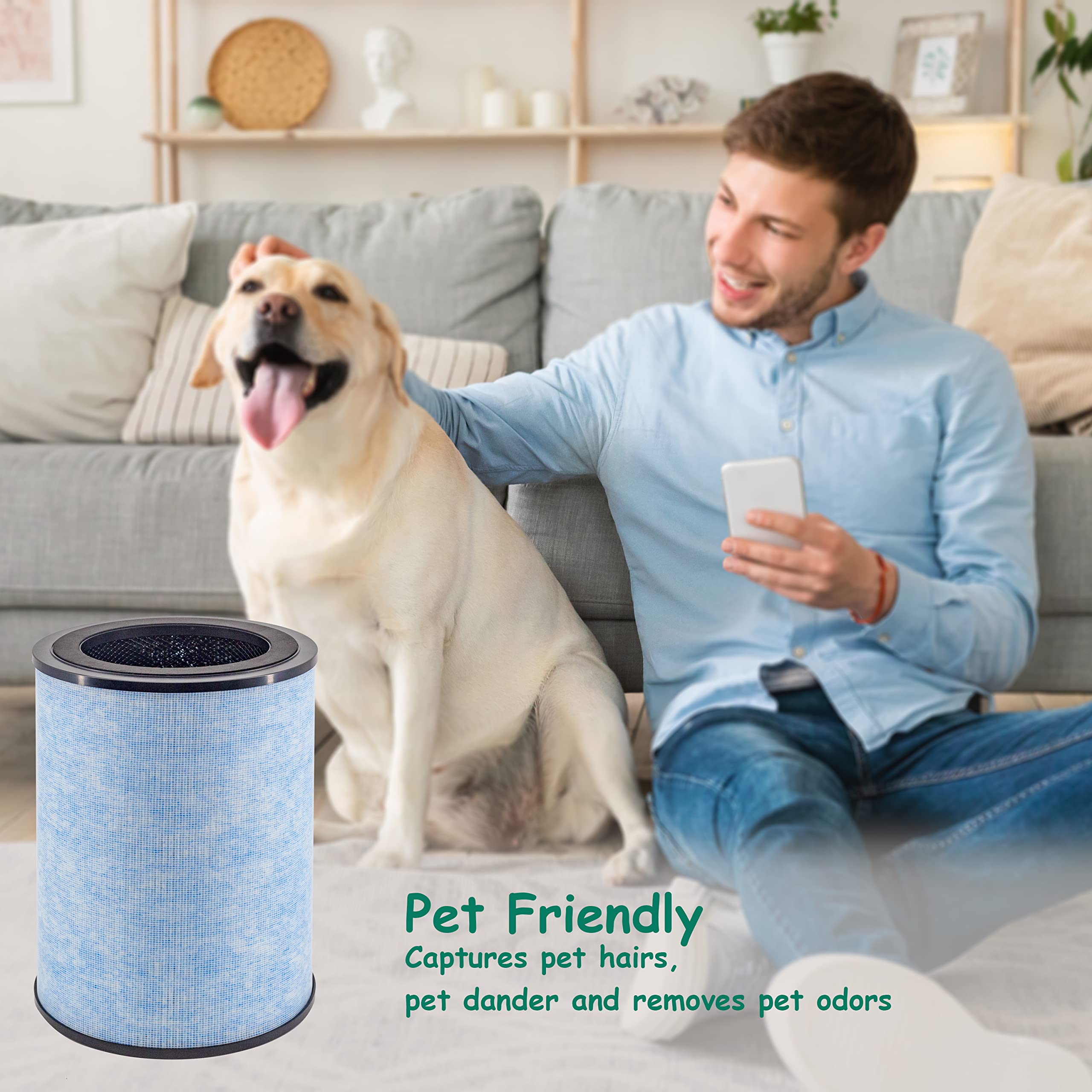 Asheviller Ap300 Filter Replacement, Compatible With Instant Ap300 Air Purifier, H13 Grade True Hepa Filter And Activated Carbon