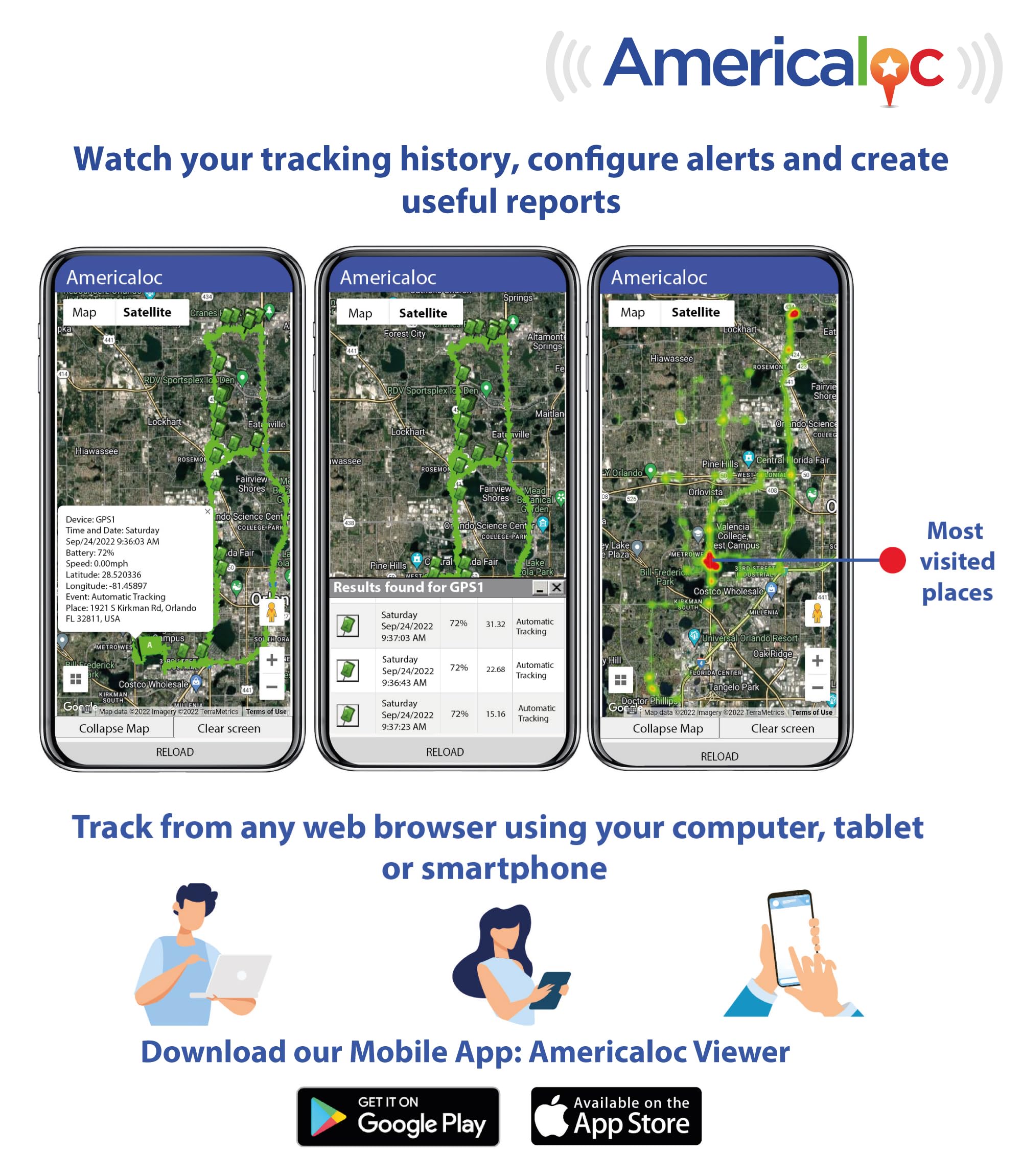Americaloc Llx Gps Tracker   2 To 24 Months Battery, Waterproof, Magnetic, Small, Vehicle And Asset Tracking, Compact & Discreet, Removal Alert.