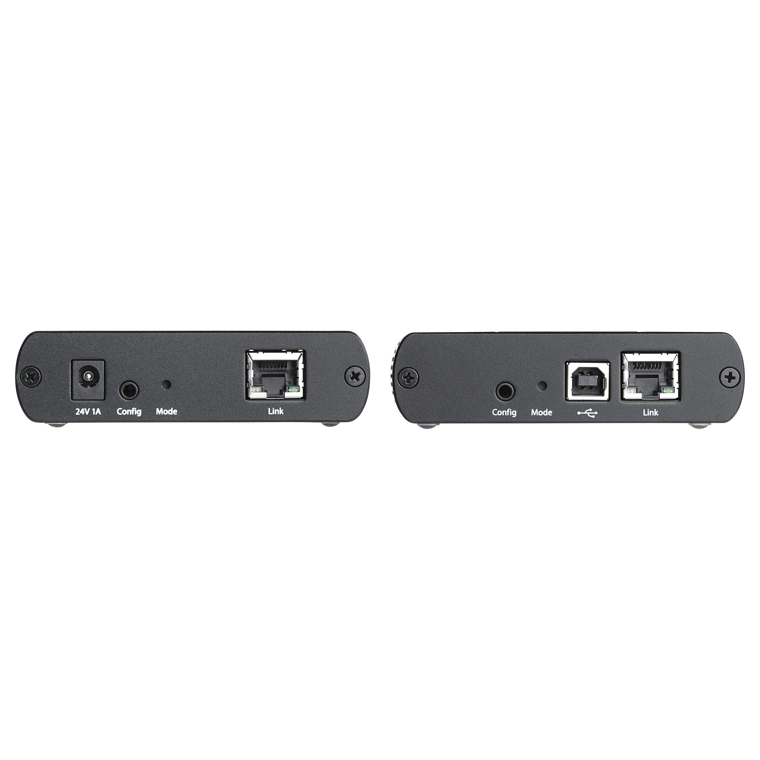 Startech.Com 4 Port Usb 2.0 Extender Over Ethernet/Ip Network Hub   Up To 330Ft (100M)   Usb Over Gigabit Lan Or Direct Cat5E/Ca