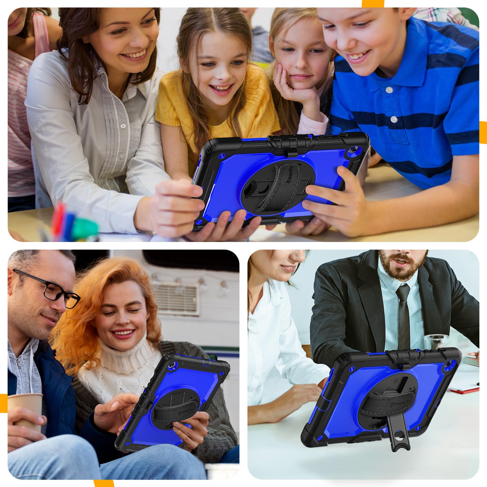 Timecity Case For Samsung Galaxy Tab S6 Lite 10.4  2024/2022/2020 (Sm-P620/ P625/ P610/ P615), With Built-In Screen Protector&36