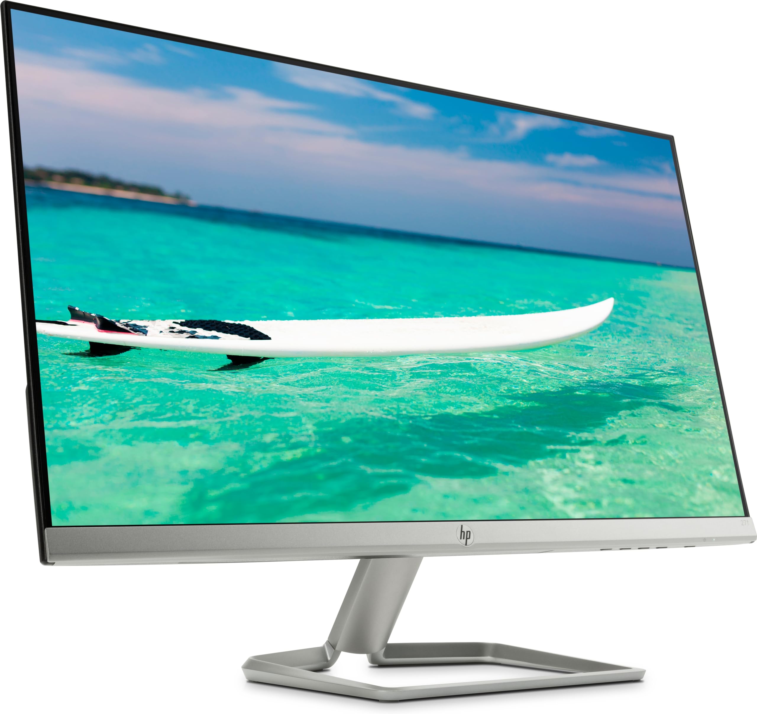 HP 2XN62AA 27 inch Full HD 1920 x 1080 IPS Backlit LED Micro Edge VGA HDMI Display