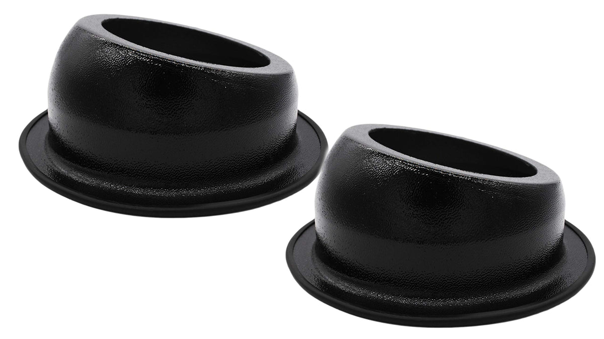 Custom Install Parts Pair Of 6.5'' Install Universal Angled Speaker Enclosures Boxes Pods Surface Mount
