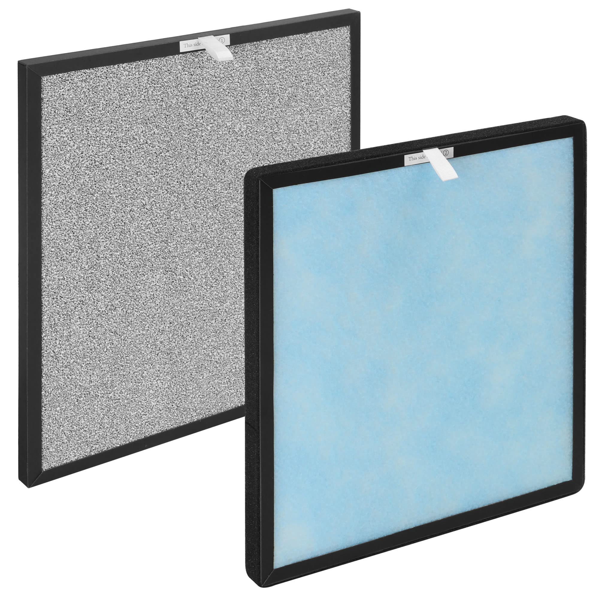 Fcfmy Replacement Filter Compatible With Hsp001 Air Cleaner Purifier,4 In 2 Filters With H13 True Hepa, Activated Carbon Filters