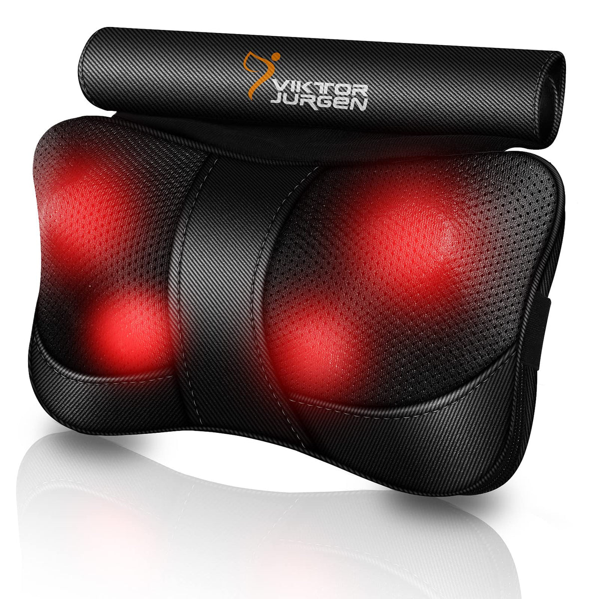 Viktor Jurgen Back Massager Kneading For Neck, Shoulder And Foot, Shiatsu Massage Pillow With Heat, Relaxation Gifts For Women/M