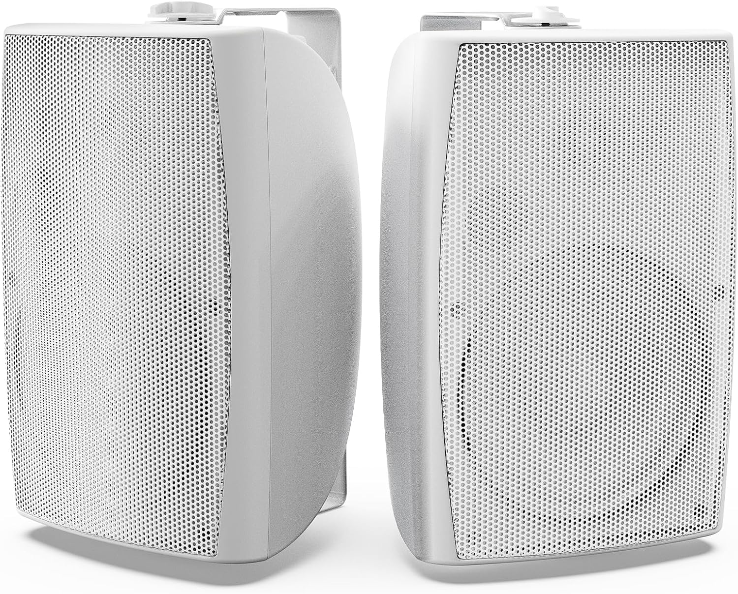 Herdio 8 Inch 600W Outdoor Speakers Passive Waterproof Wired with Powerful Bass, Wall Mount Durable Loud Sound System | Ideal fo