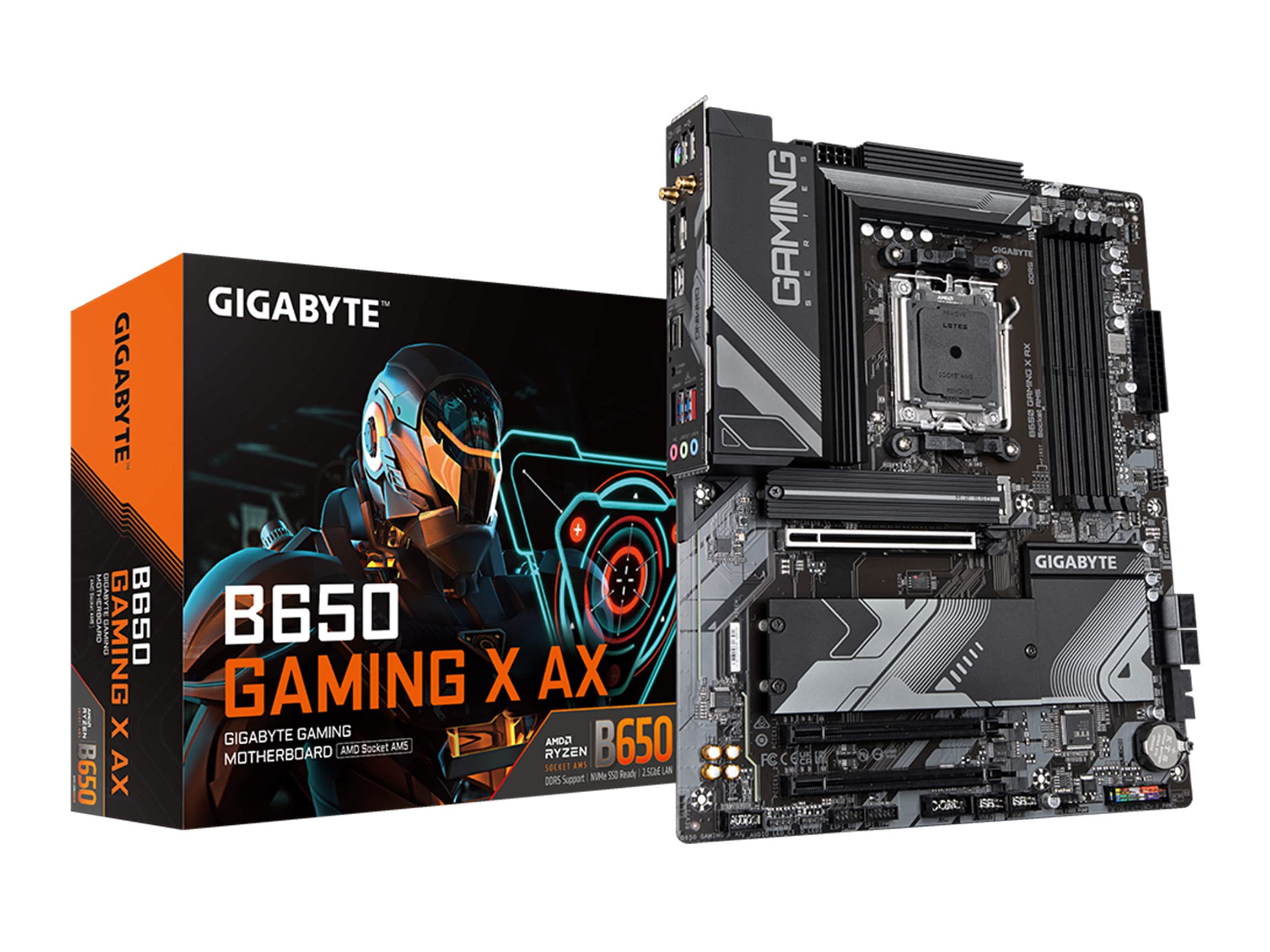 Gigabyte B650 Gaming X Ax (Am5/ Lga 1718/ Amd/ B650/ Atx/ 5 Year Warranty/ Ddr5/ Pcie 4.0 M.2/ Pcie 4.0/ Usb 3.2 Gen2X2 Type C/A