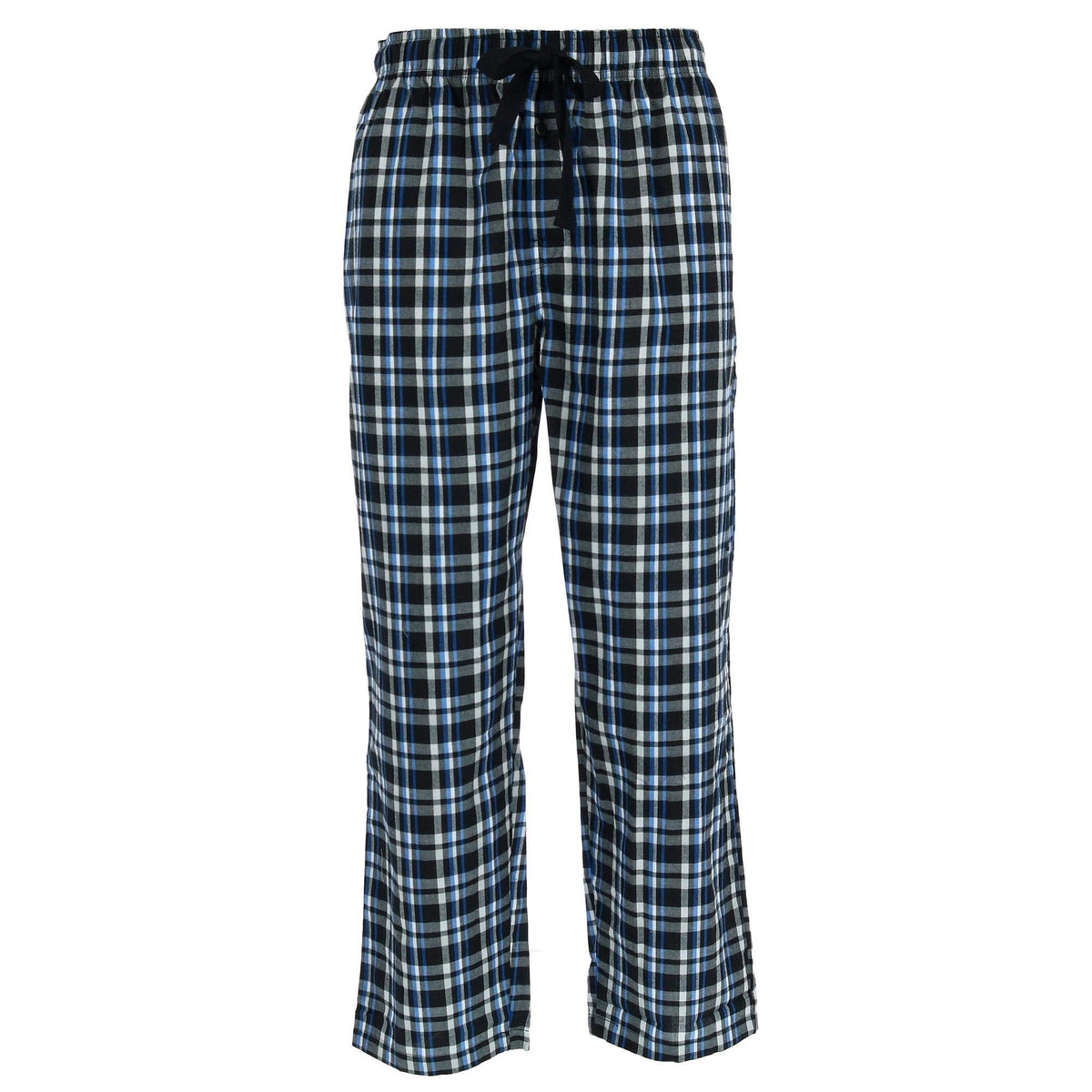 Fruit Of The Loom Mens Woven Sleep Pajama Pant, Black, 6Xl