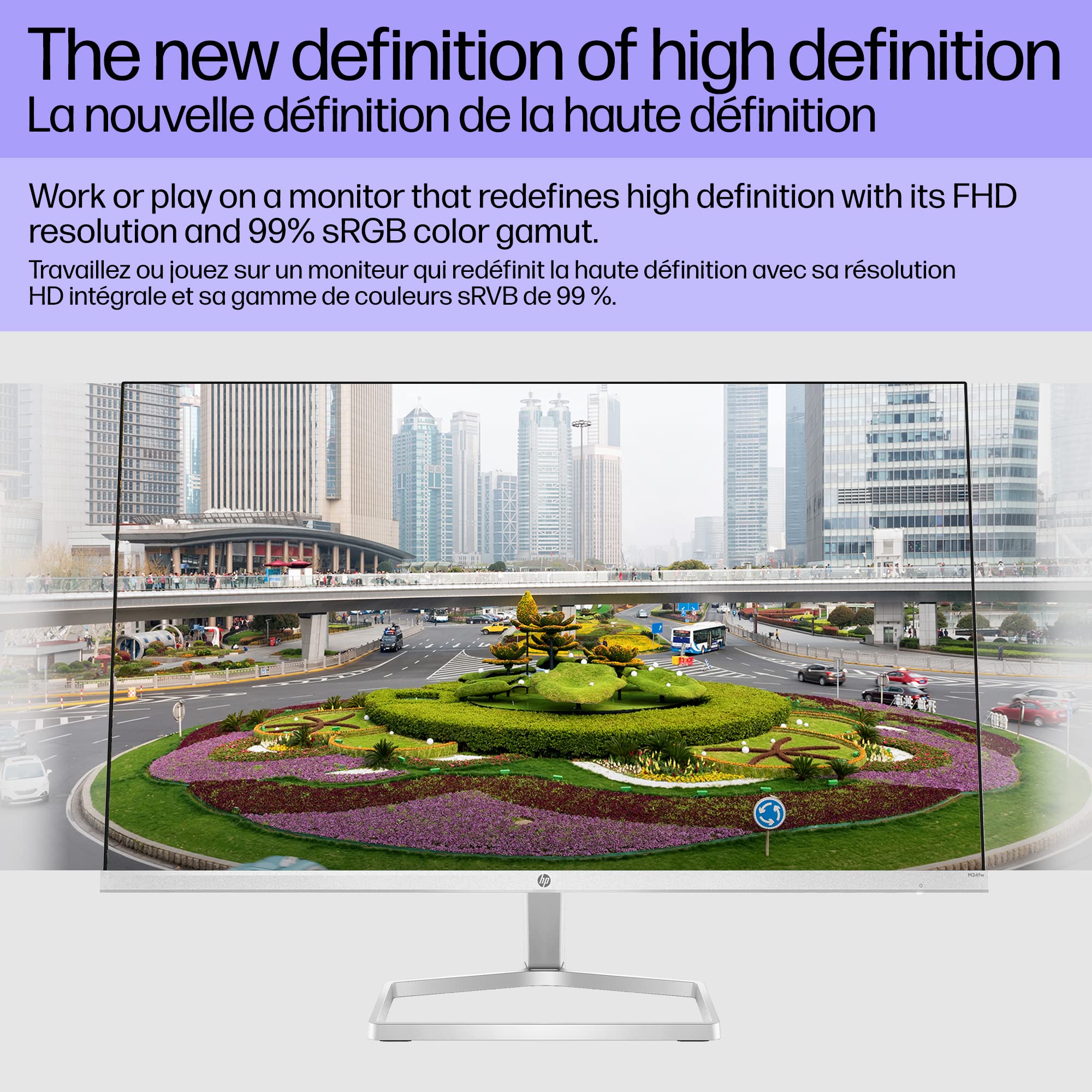 Hp 24 Inch Fhd Monitor With Amd Freesync Technology (2021 Model, M24Fw)