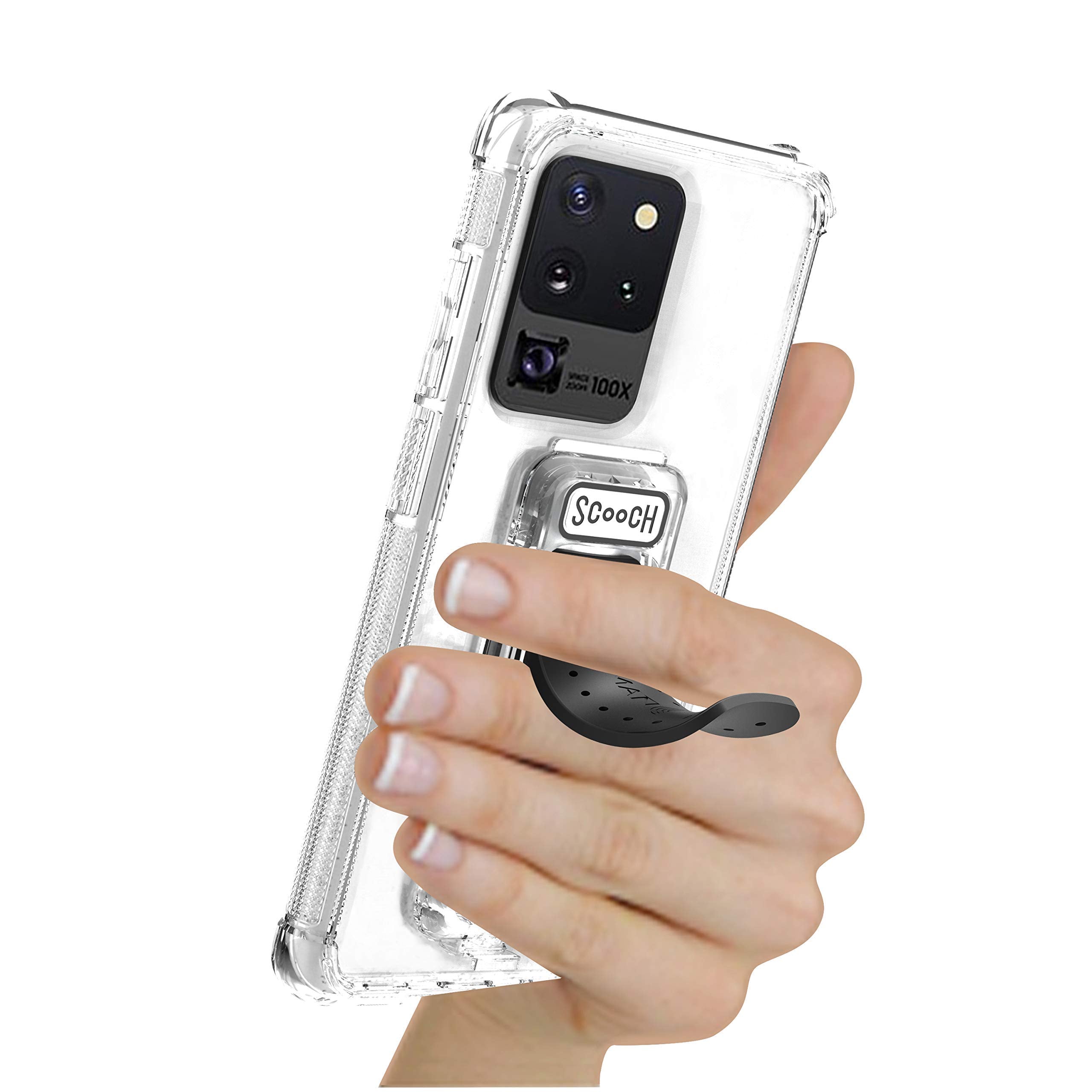 Scooch Wingman | Kickstand Case For Samsung Galaxy S20 Ultra [10 Ft Drop Protection] [Two Way Stand] Shockproof Protective Cover