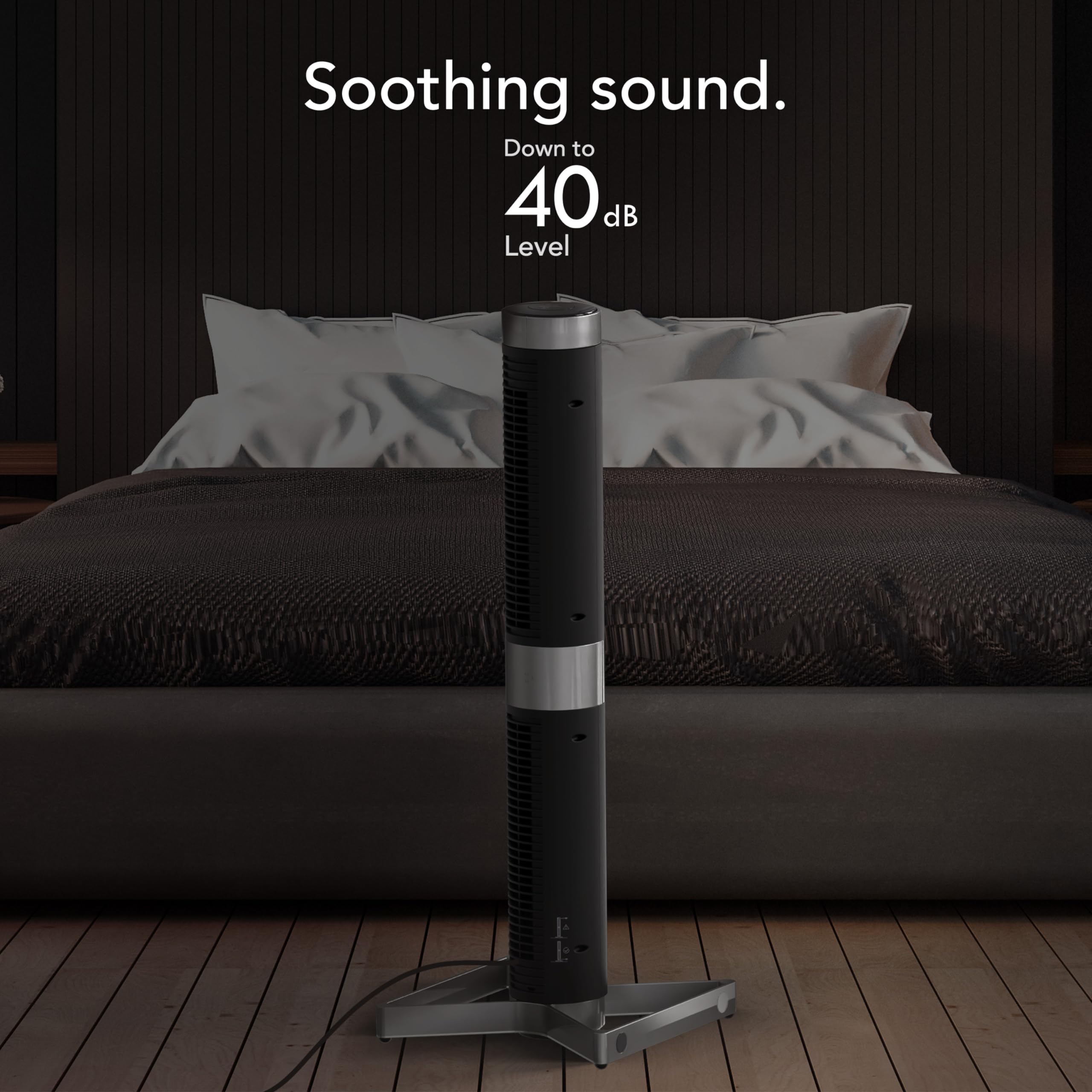 Vornado Airbar 4 Tower Fan And Horizontal Air Circulator With Remote Control, 35-Inch, 3 Speed Settings, Multi-Directional Airfl