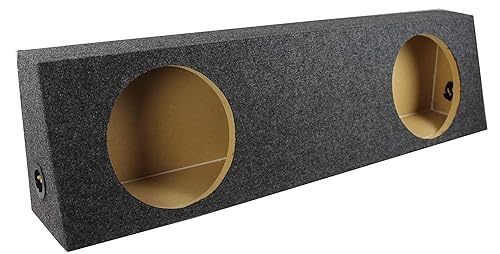 Qpower Dual 12'' Truck Empty Woofer Box Heavy Duty