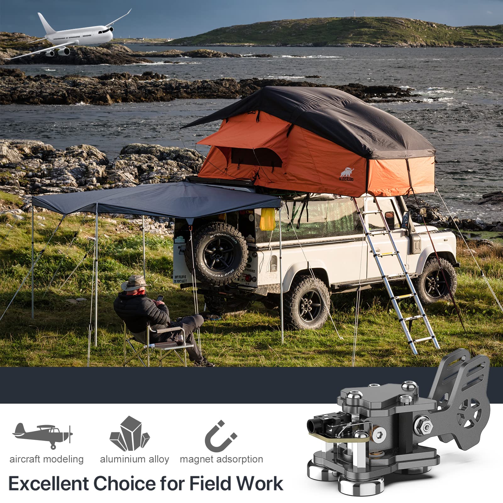 Mini Key Morse Radio Ham Send Telegram Double Paddle Morse Code Key With Stainless Steel Body Three Neodymium Magnets Base Gray