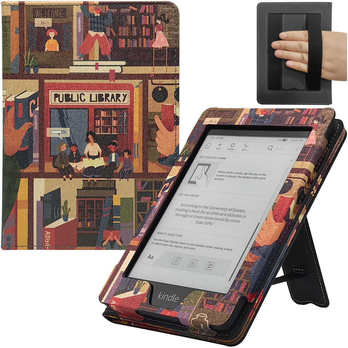 Umubuhoms Stand Case For 6 Inch Kindle Paperwhite (10Th/7Th/6Th 5Th Generation And All 6'' Paperwhite Generations 2012 To 2018)