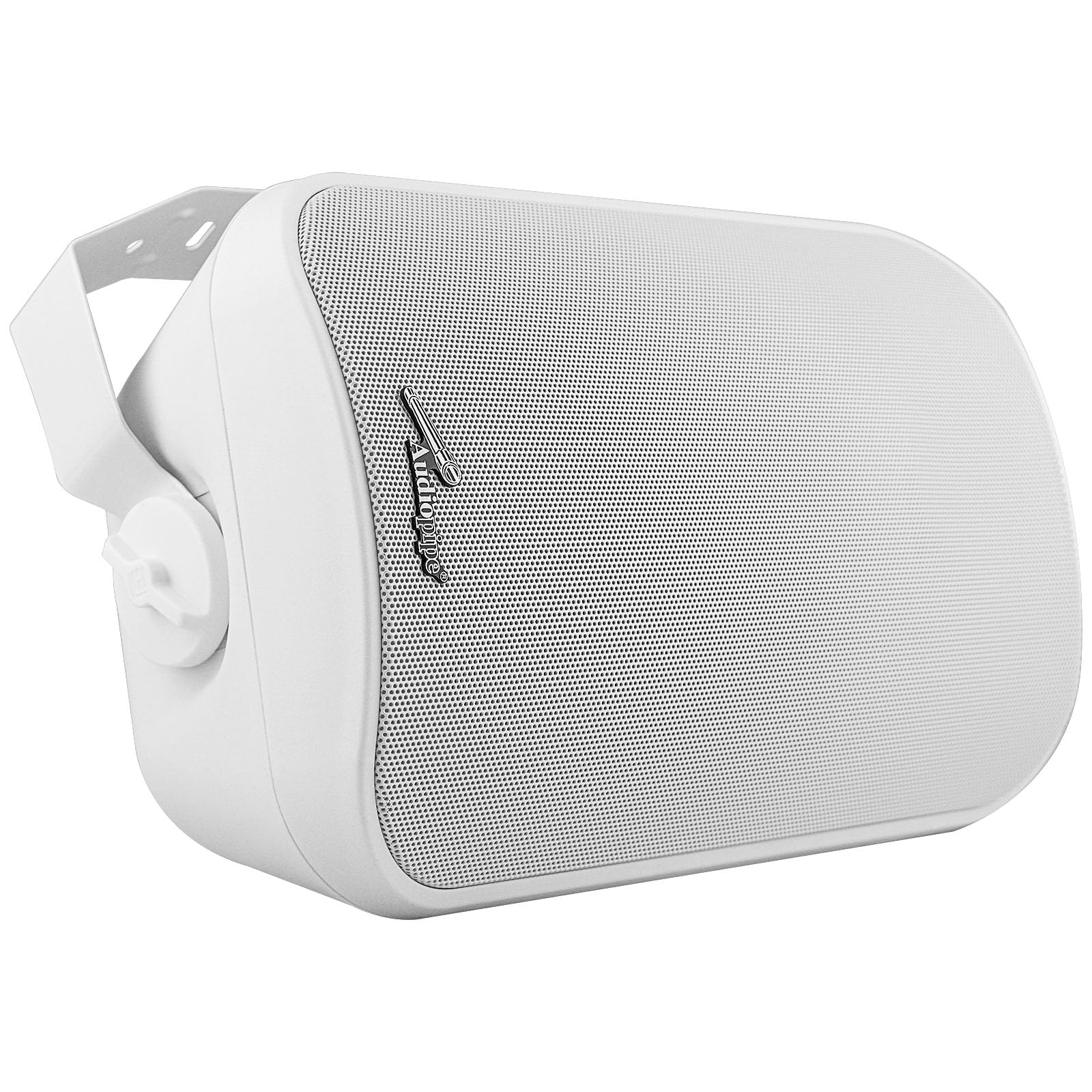 Audiopipe Odp 653Wh Weatherproof 6.5 Inch Audio Speakers With 100 Watt Max Power And Mounting Brackets For Indoor Outdoor Audio