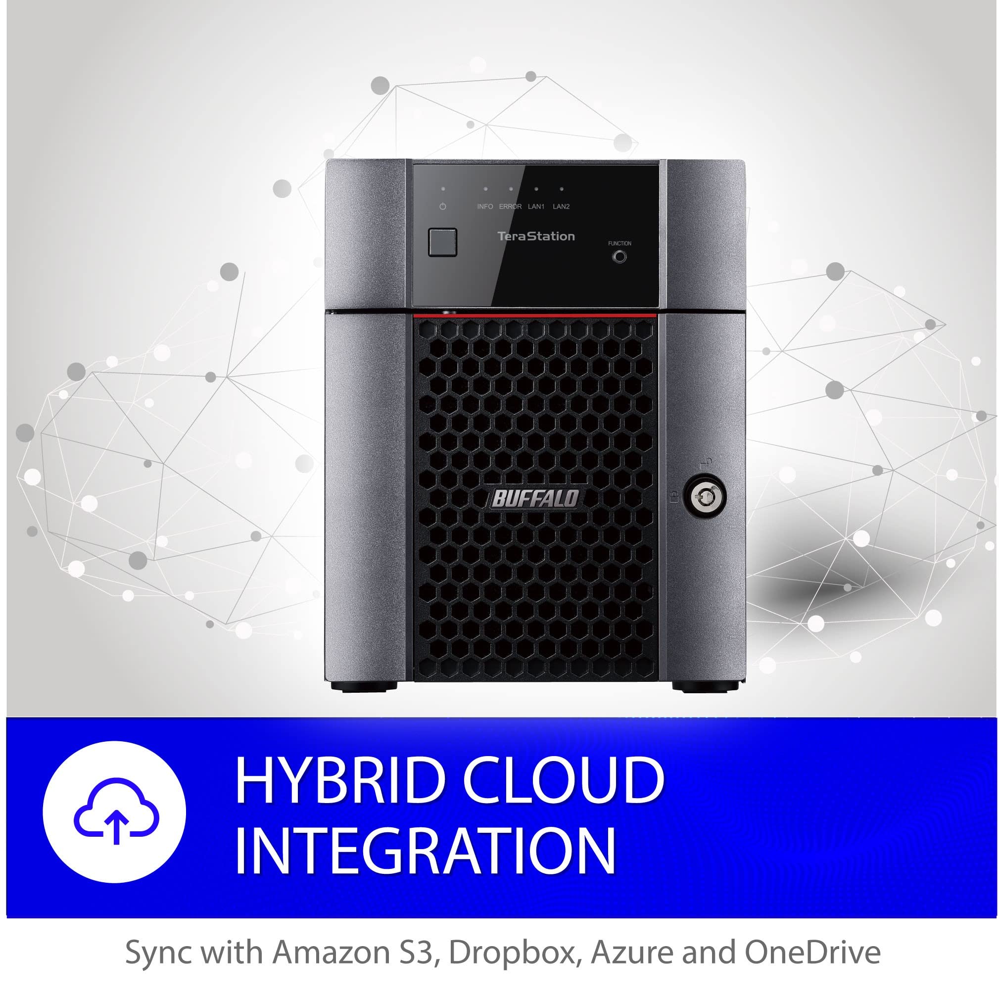 Buffalo Terastation Essentials 4 Bay Desktop Nas 24Tb (4X6Tb) With Hdd Hard Drives Included 2.5Gbe / Computer Network Attached S