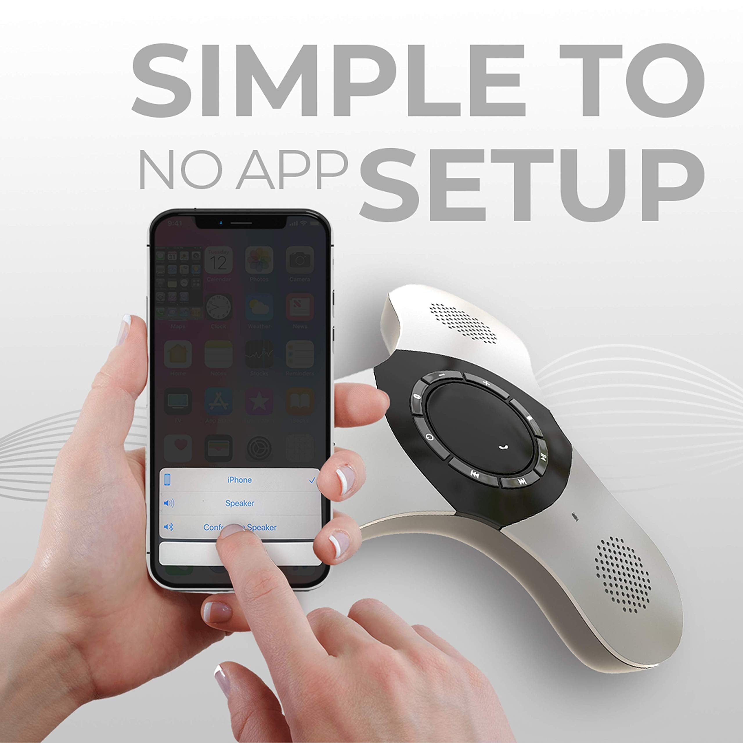 Skywin Bluetooth Conference Speaker With Microphone, Portable Wireless Speaker For Office Desk, Computer, And Laptop, Bluetooth