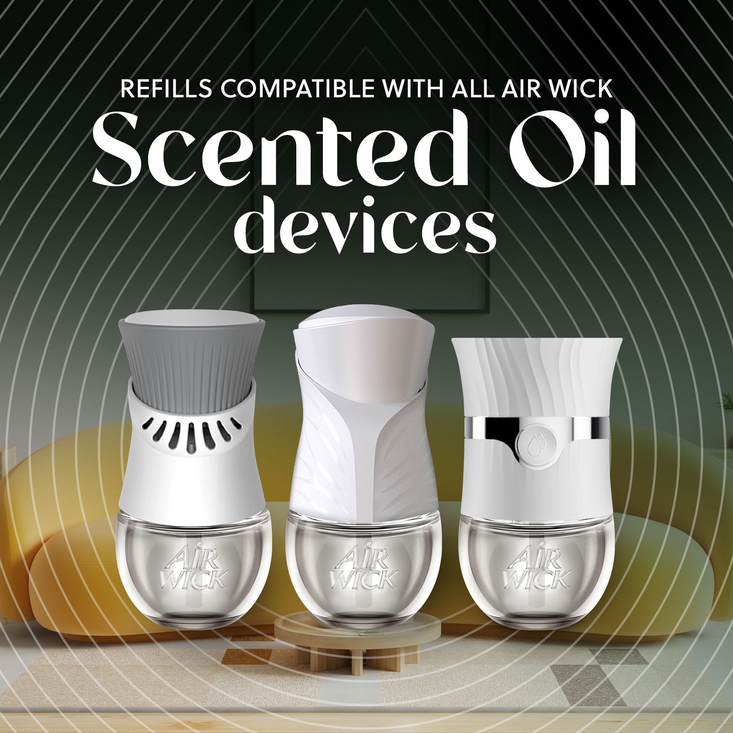 Air Wick Plug In Scented Oil Refills, Eucalyptus + Berries, Air Fresheners For Home Long Lasting, Room Fresheners,Air Freshener