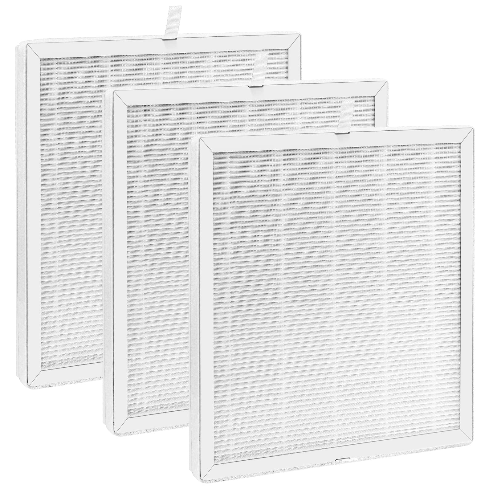 3 Pack E 300L Replacement Filter Compatible With Mooka And Mooka Family E 300L Air Purifier For Large Room, H13 True Hepa Filter