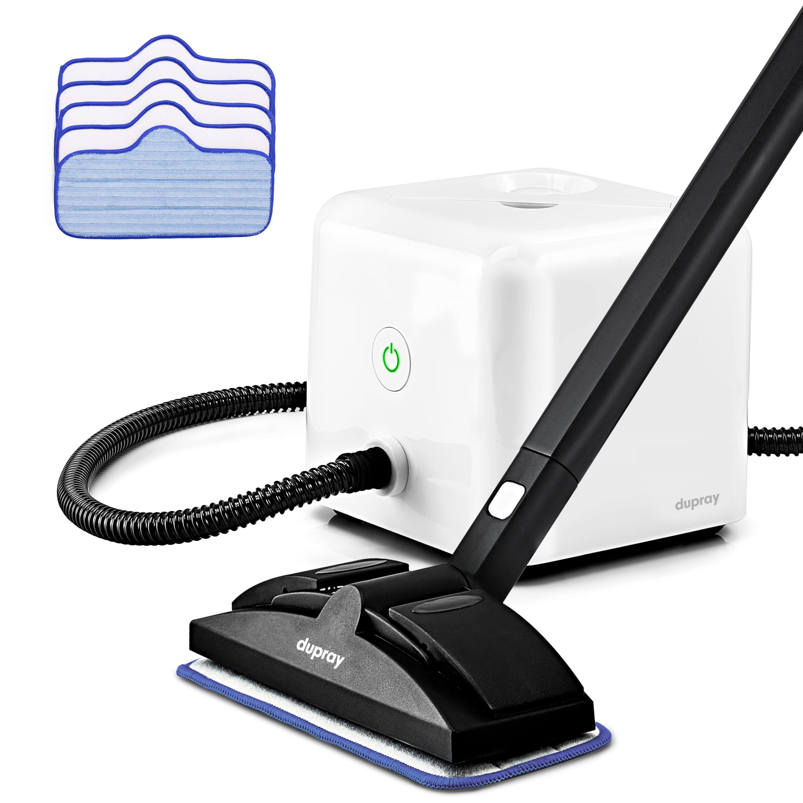 Dupray Neat Steam Cleaner With 22 Piece. Powerful Multipurpose Portable Steamer For Floors, Cars, Tiles Grout Cleaning Chemical