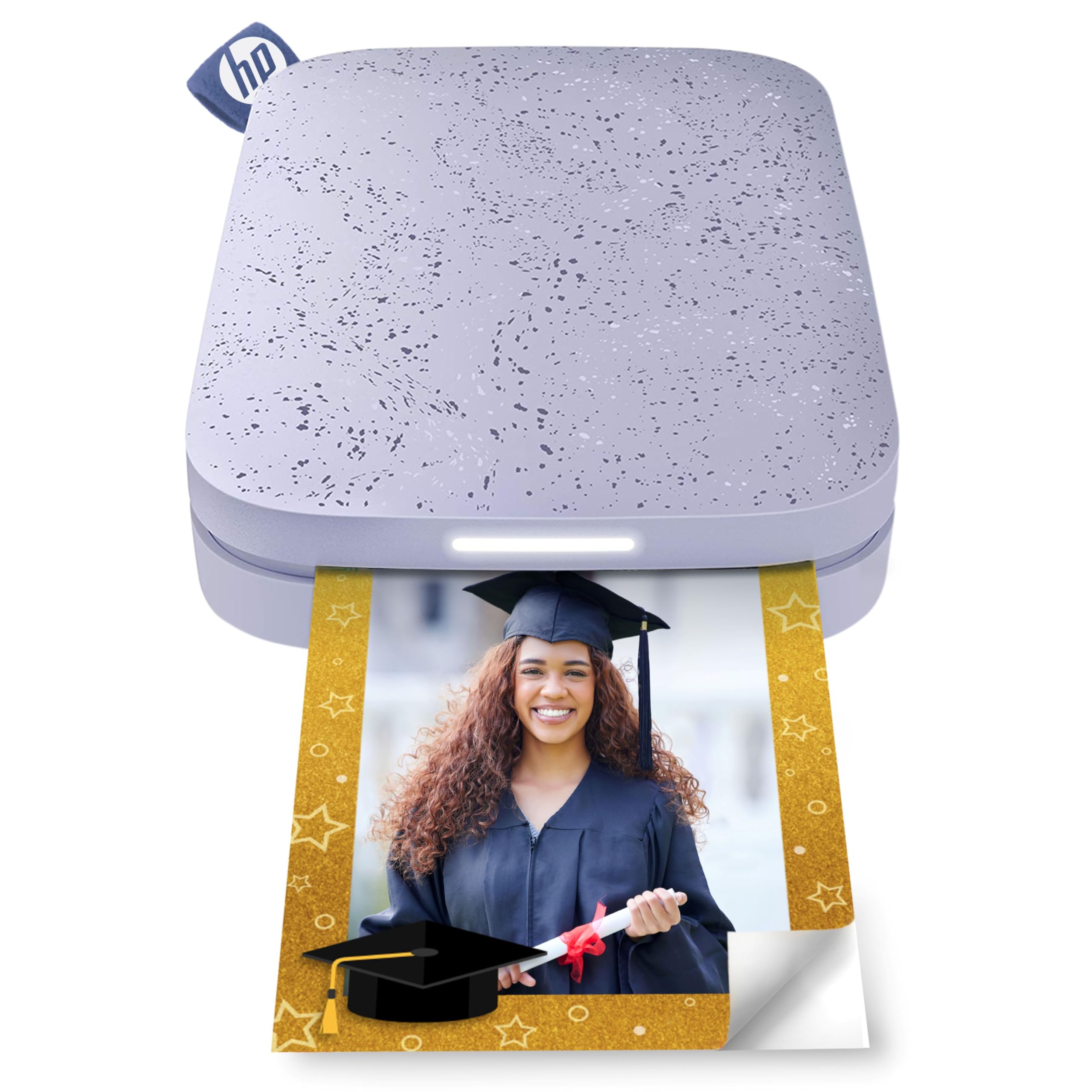 HP Sprocket 2x3 Instant Smartphone Photo Printer - Portable Color Wireless Mobile Printer - Zink Sticky-Back Photos - Print from