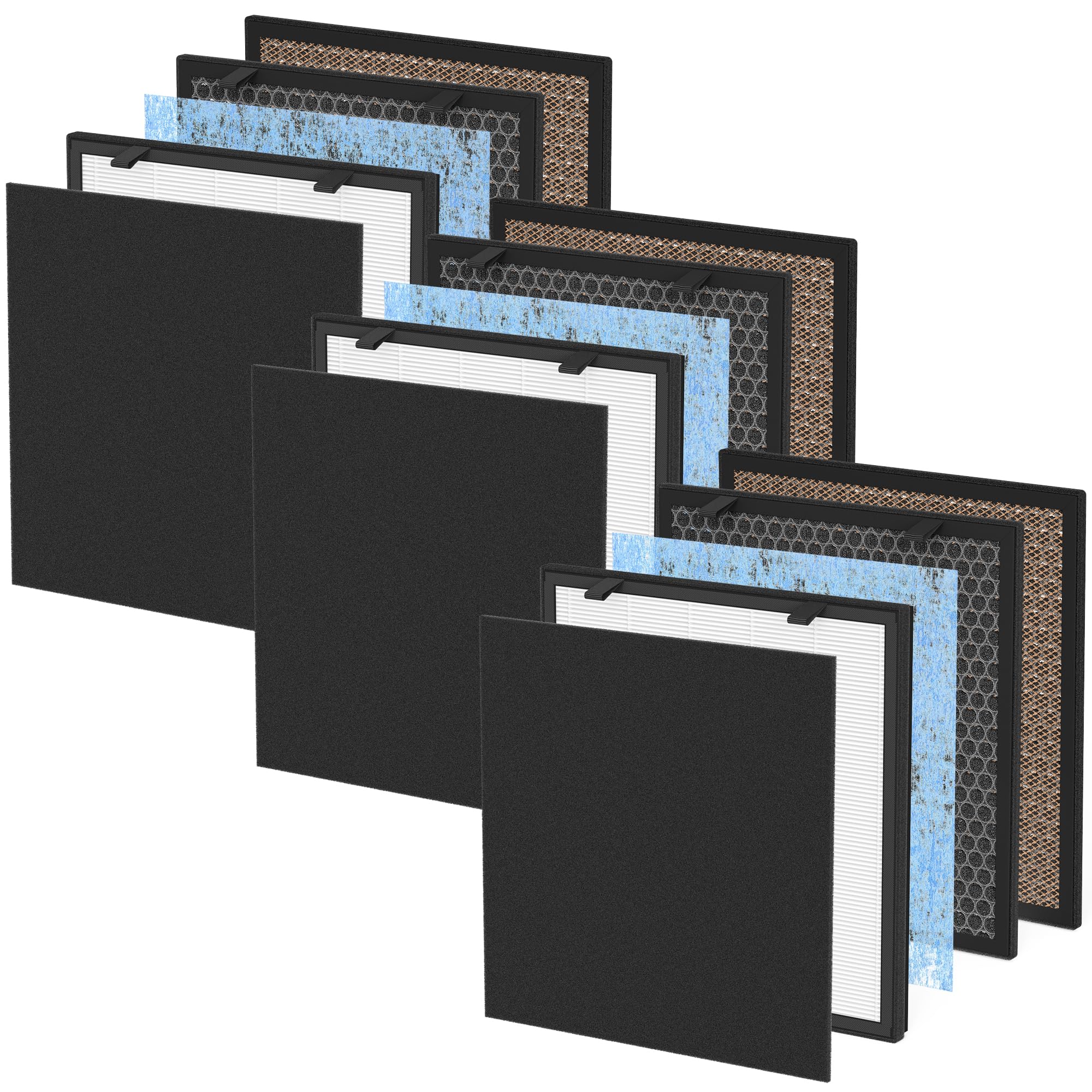 Valzone 3Pack 630/718 Hepa Filter Replacement For Okaysou(Oksou) Apollo 718 / Apollo 630 S630 Pro Purifier, Ultra Duo 5 In 1 Tru