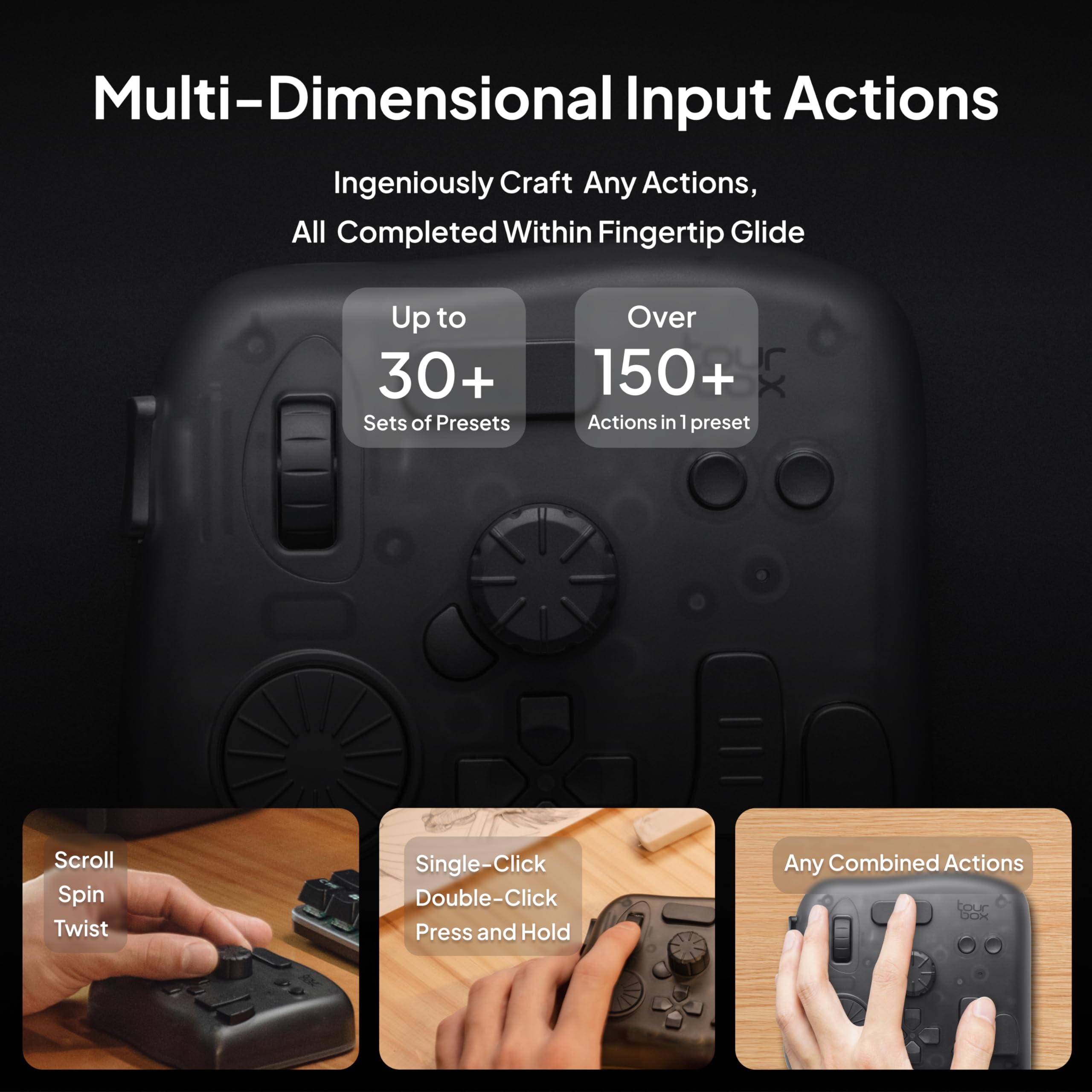 Tourbox Elite, Upgraded Bluetooth Controller For Video Photo Editing, Color Grading, Ilustration, Fcpx Premiere Davinci Resolve