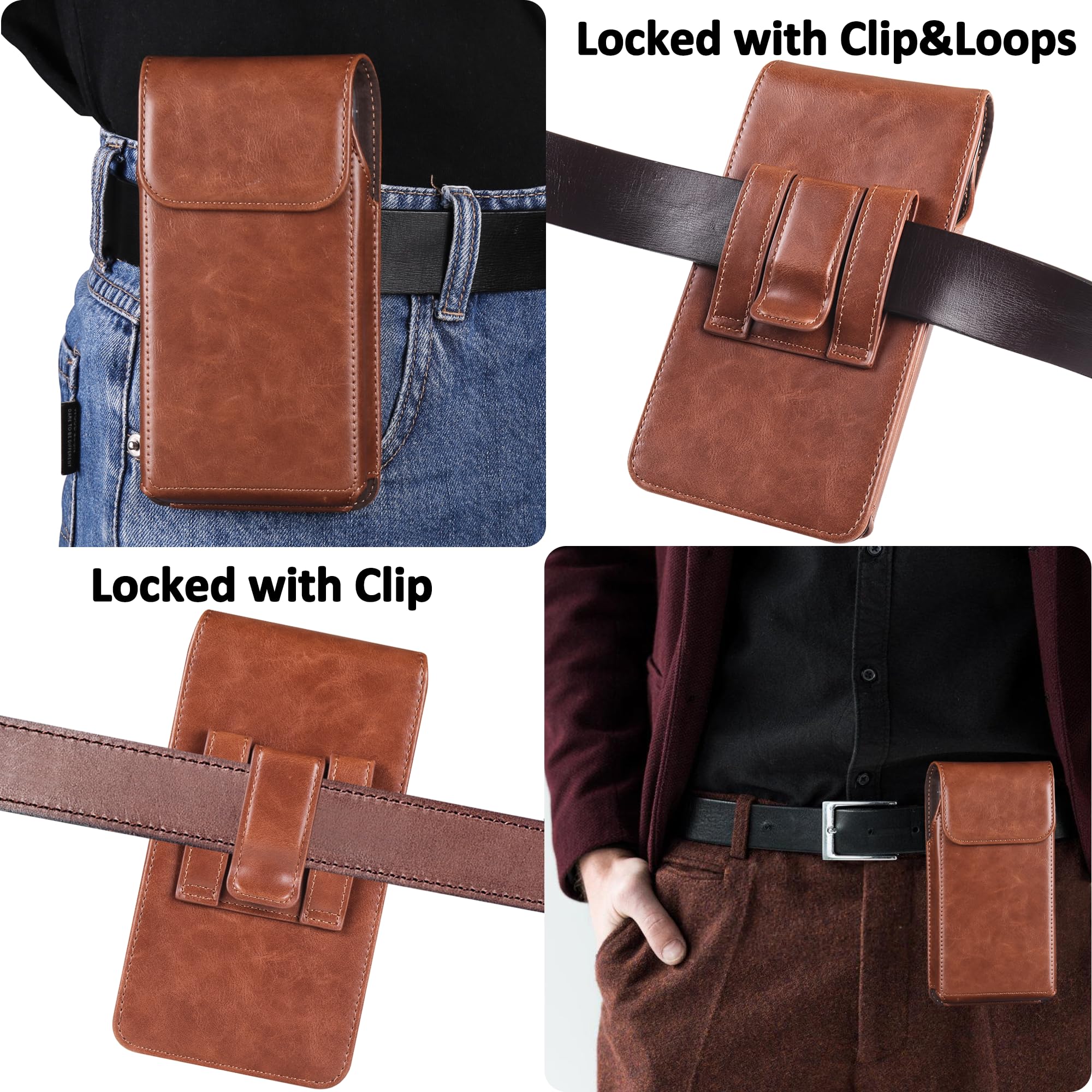 Ingido Holster For Iphone 16, 16 Pro, Iphone 15, 15 Pro, 14, 14 Pro, 13, 13 Pro, 12, 12 Pro, 11, Galaxy S24, S23, S22, Premium L