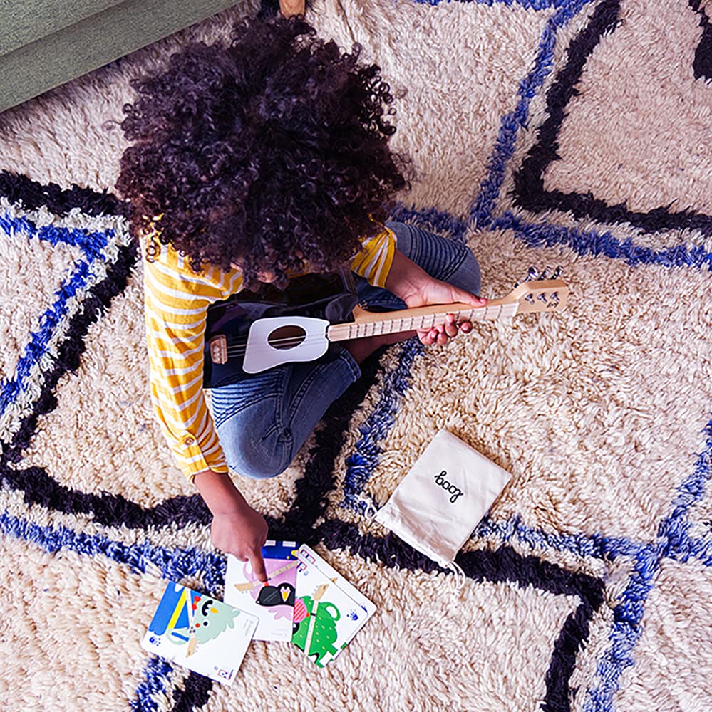 Loog Mini Acoustic Kids Guitar For Beginners 3 Strings Ages 3+ Learning App And Lessons Included