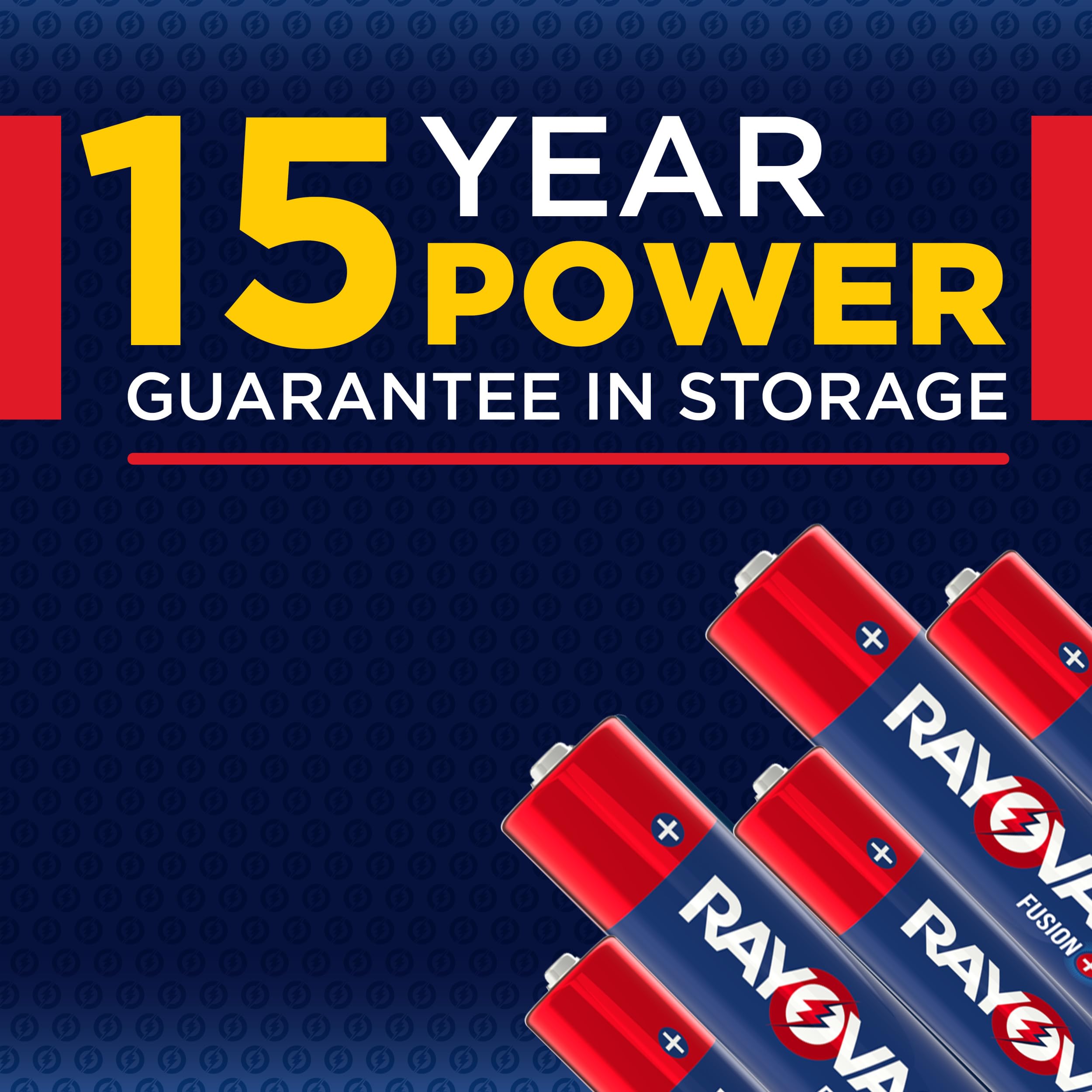 Rayovac Fusion Aa Batteries (30 Pack), Double A Alkaline Batteries