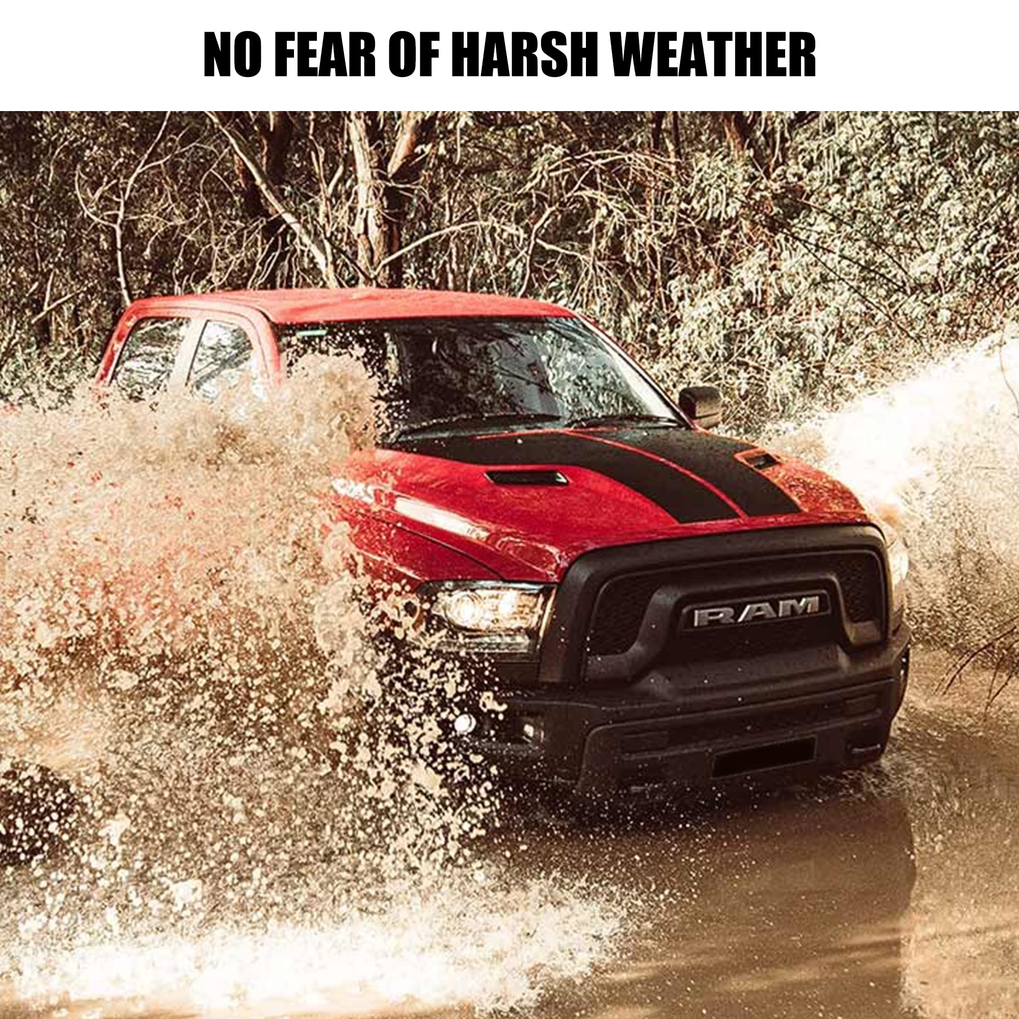 Ksaauto Antenna Accessories For Dodge Ram 1500 2500 3500 2009 2024, 13 Inch Ram Replacement Antenna, Spiral Dodge Ram Truck Ante