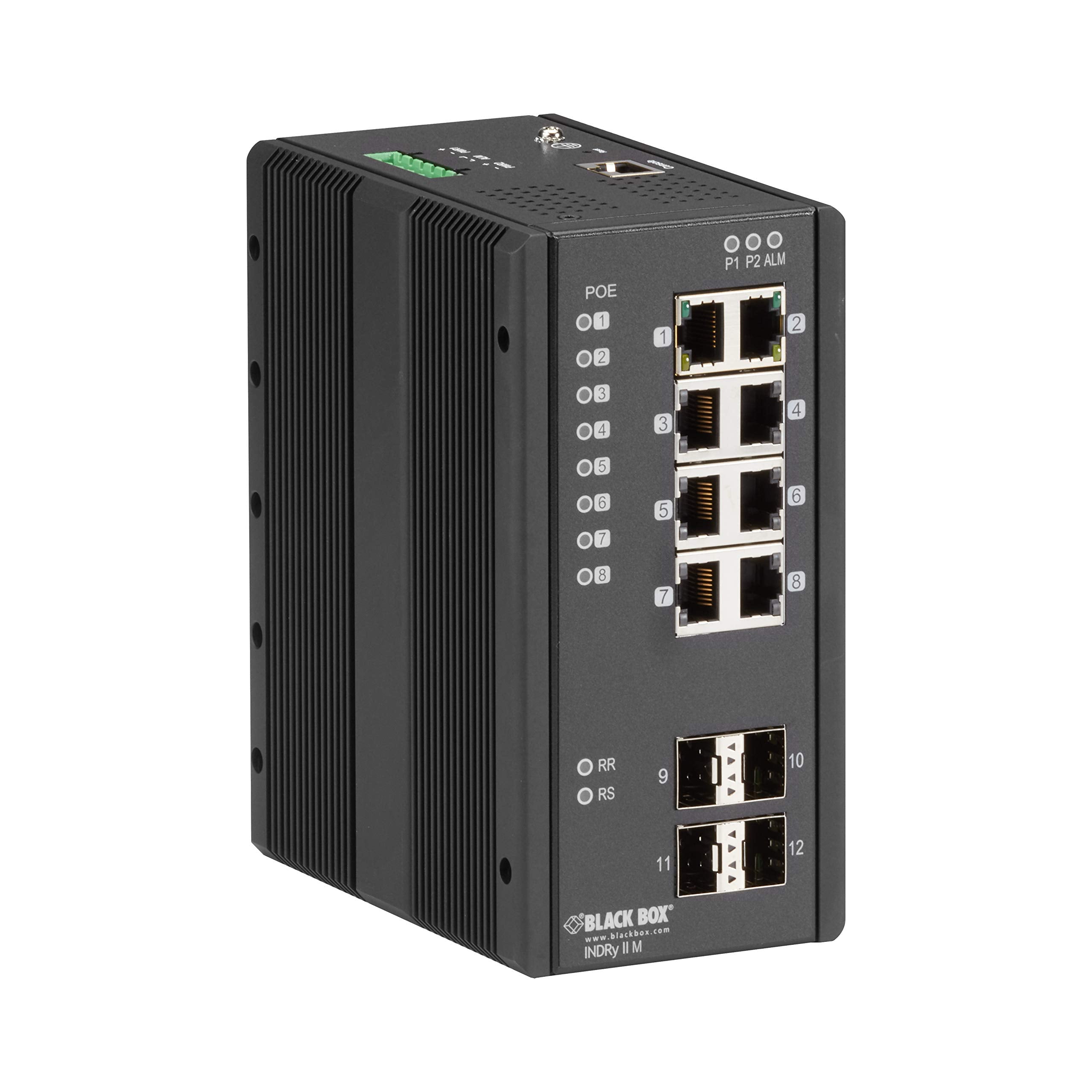 Black Box Enet Poe+ Industrial Switch Mgd (Lie1014A)