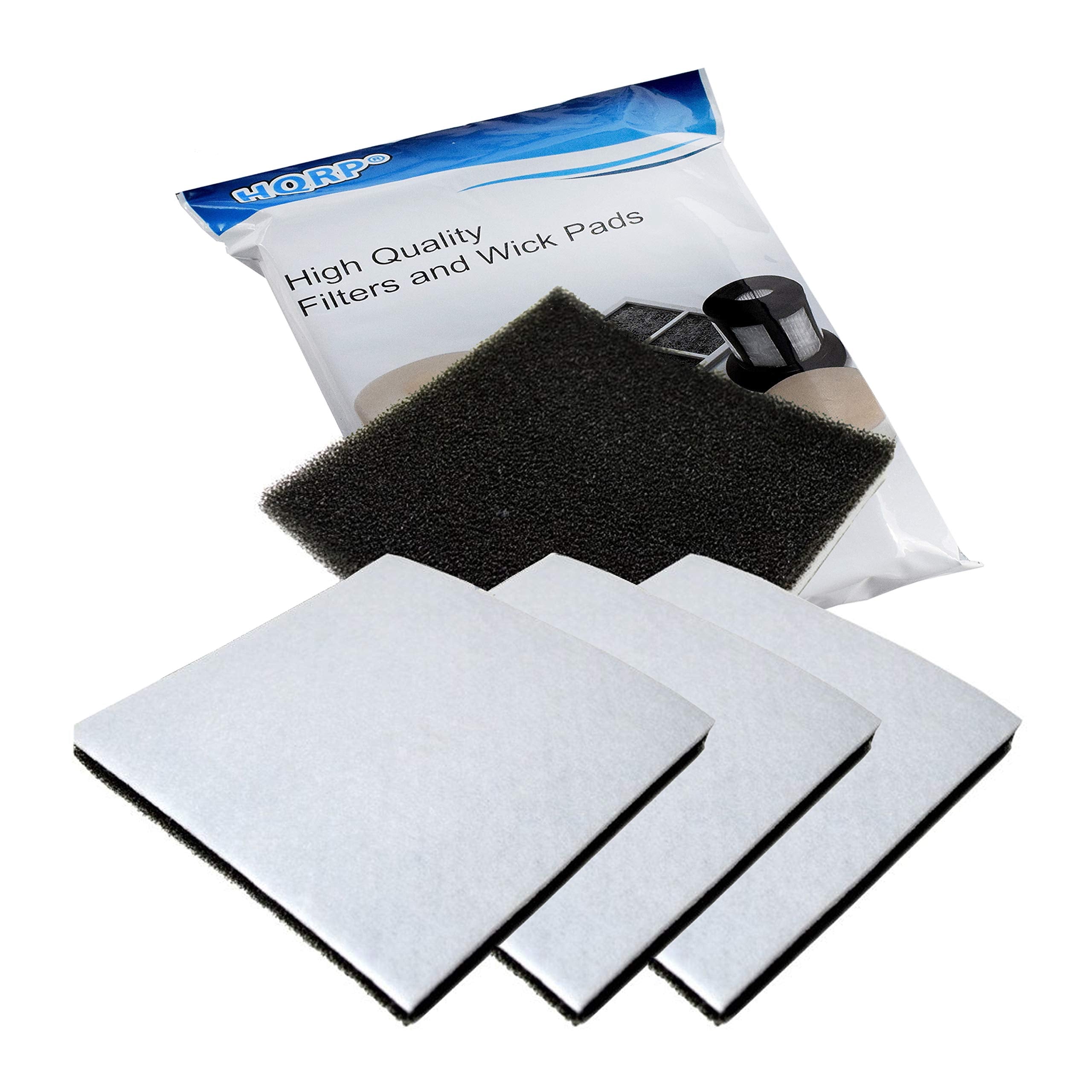 Hqrp 4 Pack Foam Filter Compatible With Kenmore 86883 Fits 116.21714, 21714, 116.21514, 21514, 116.21614, 21614, 116.23613, 2361