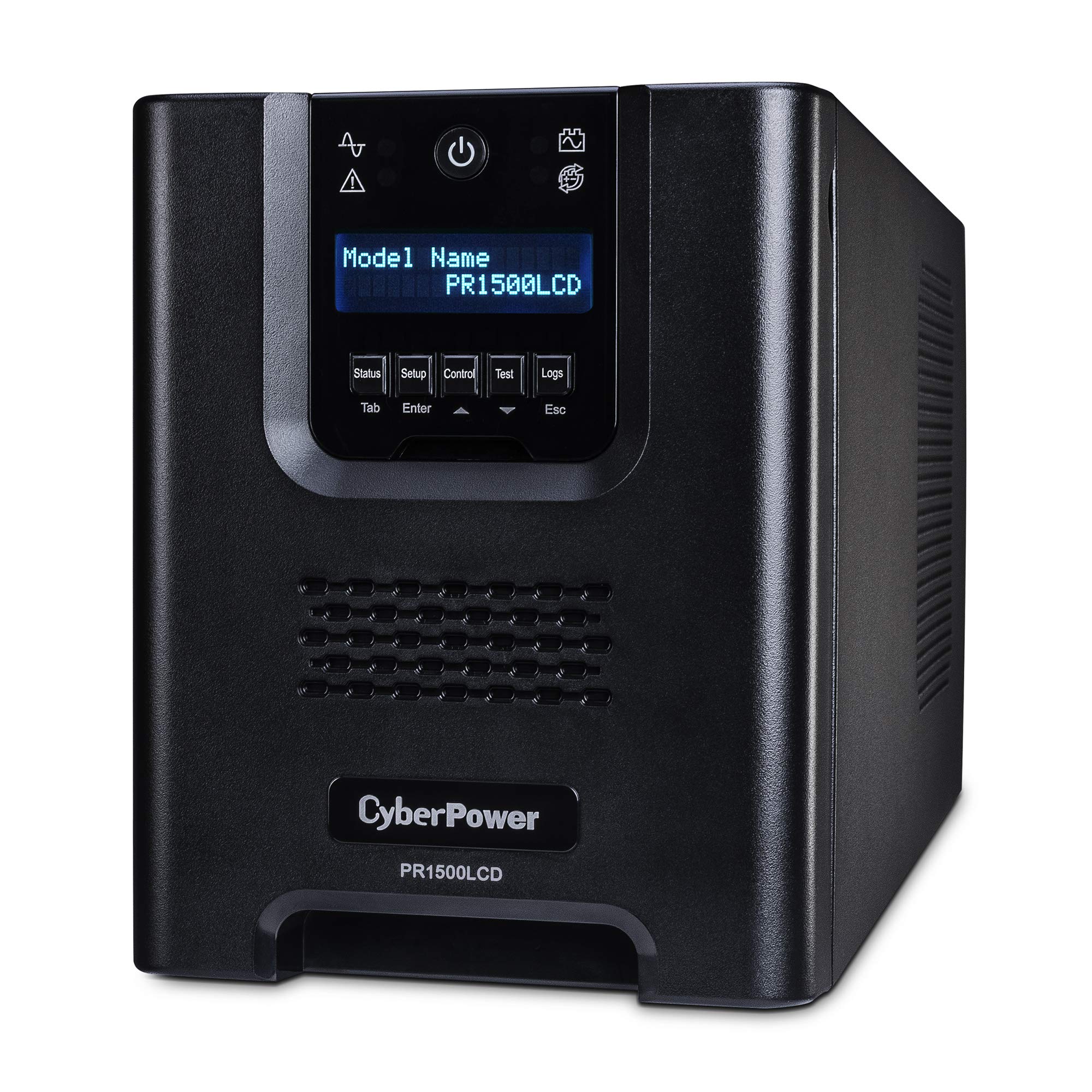 Cyberpower Pr1500Lcd Smart App Sinewave Ups System, 1500Va/1500W, 8 Outlets, Avr, Mini Tower