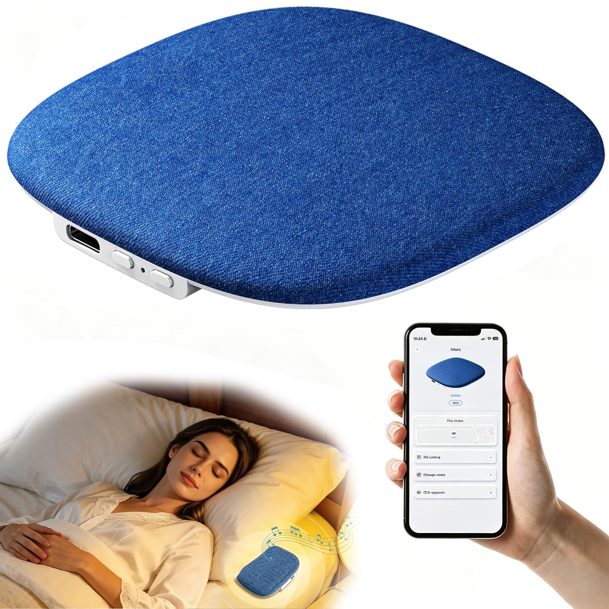 BoBoWalk Bluetooth 6.0 Pillow Speaker for Sleeping, 0.39Inch Design