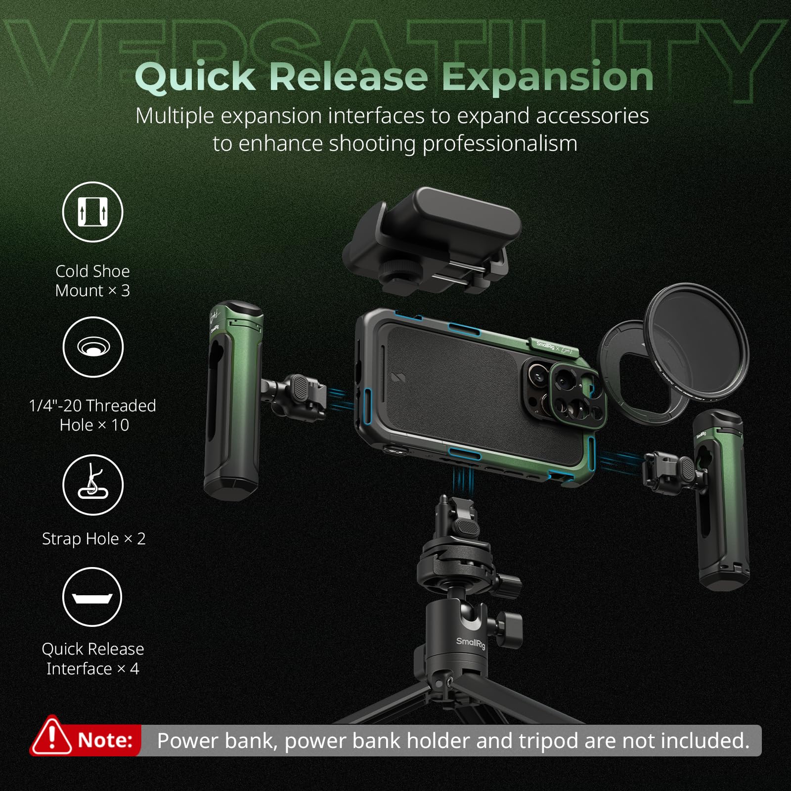 Smallrig X Brandon Li Mobile Video Kit For Iphone 16 Pro, Phone Cage With Filmov Lightweight Phone Case Kit, Rotatable Wireless