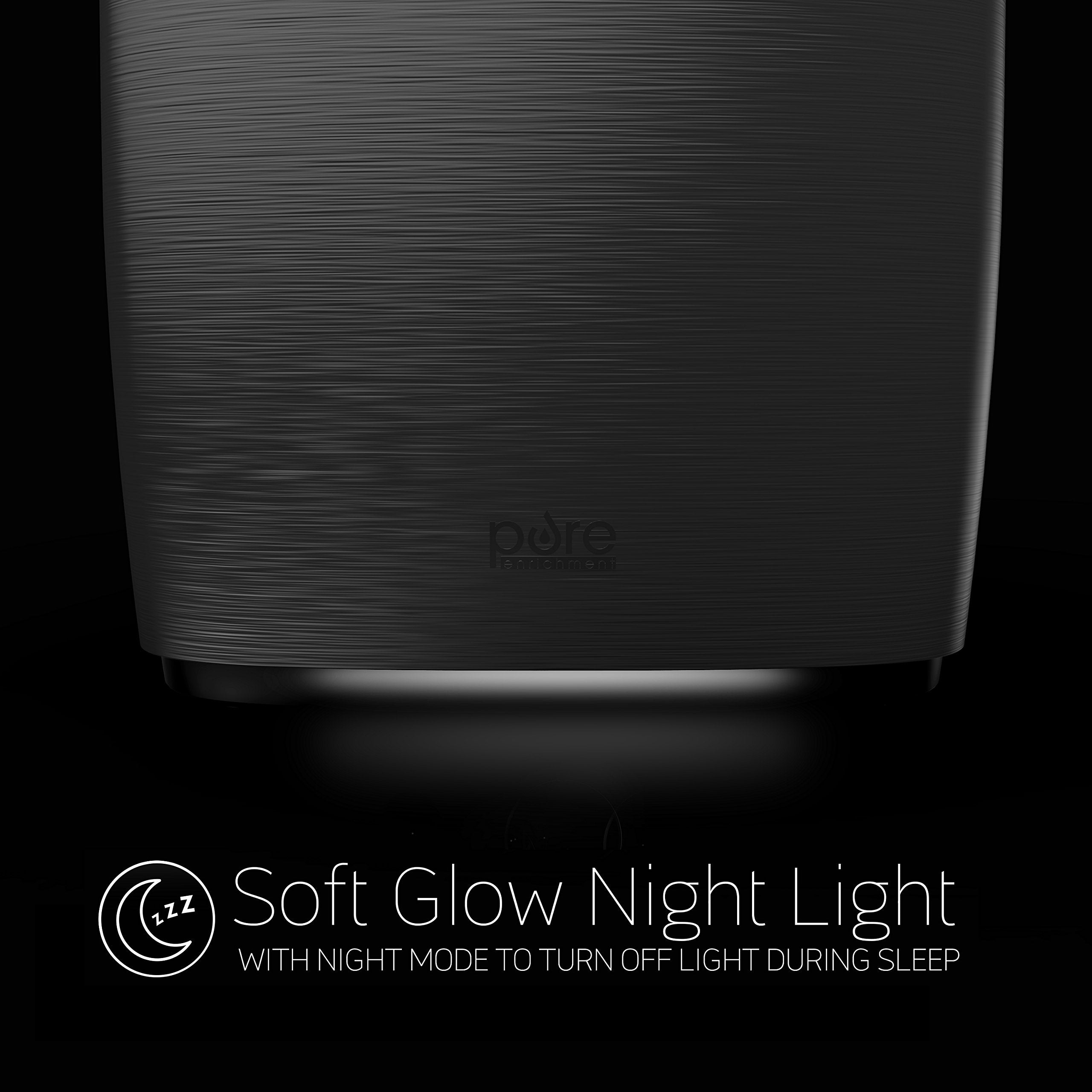 Pure Enrichment Humexl Ultrasonic Cool Mist Humidifier - Large, Easy-To-Clean 5-Liter/1.3 Gallon Water Tank, Touch-Button Contro