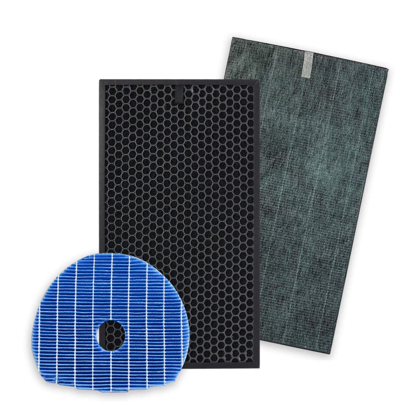 Pureburg Replacement Filter Kit Compatible With Sharp Kc 860U Plasmacluster Replaces Part # Fz C150Hfu / Fz C150Dfu / Fz C100Mfu