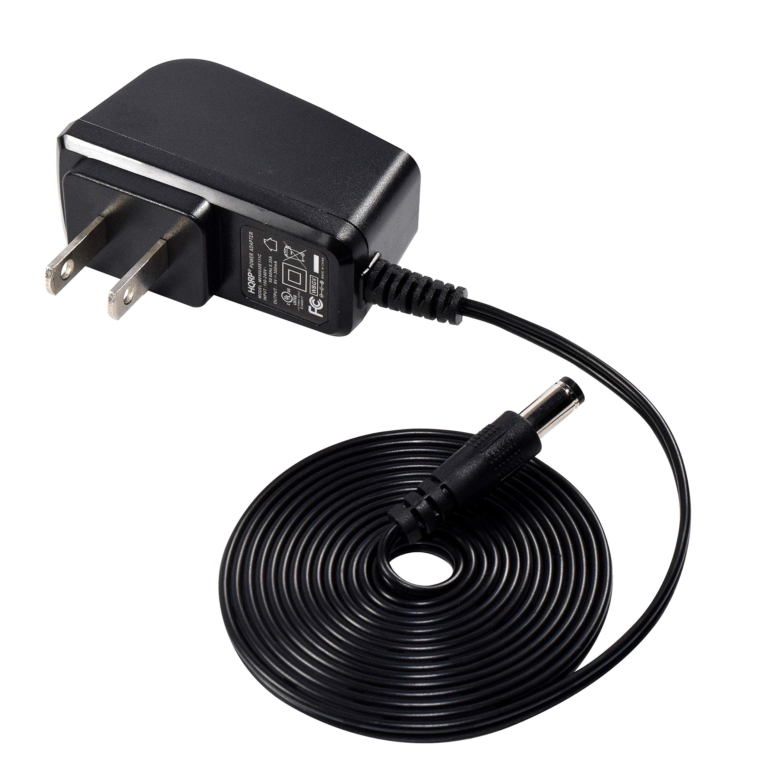 Hqrp 9V 300Ma Ac Adapter Compatible With Vtech Mobigo Mobigo 2 Touch Innotab Innotab 2 Innotab 2S Innotab 3 Learning System V.Smile V Smile Baby Infant Development System Power Cord