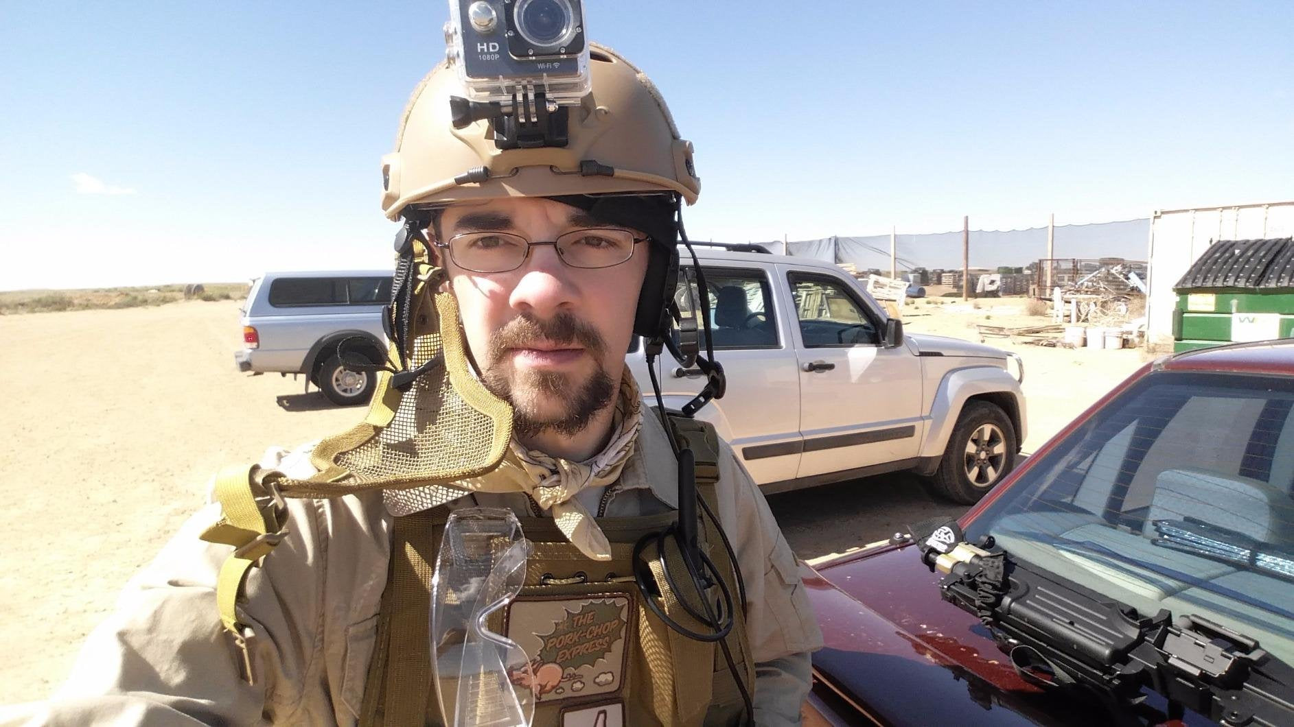 Hyfan Nvg Tactical Helmet Accessories Front Bracket Mount For Fast Mich Action Camera (Black)