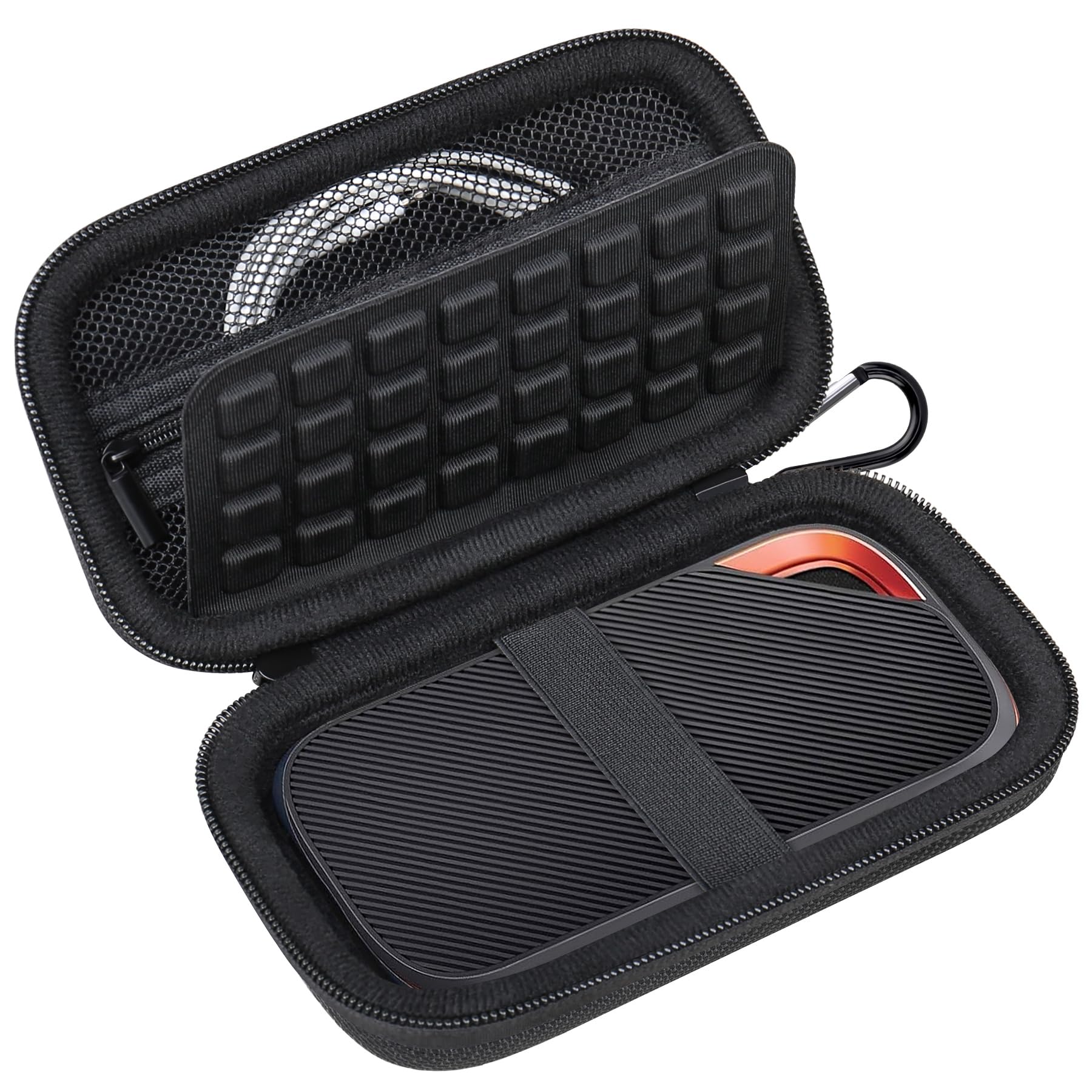 Lacdo Hard Carrying Case For Sandisk Extreme Pro Portable Ssd With Usb4 2Tb 4Tb UsbC External Solid State Drive Eva Shockproof