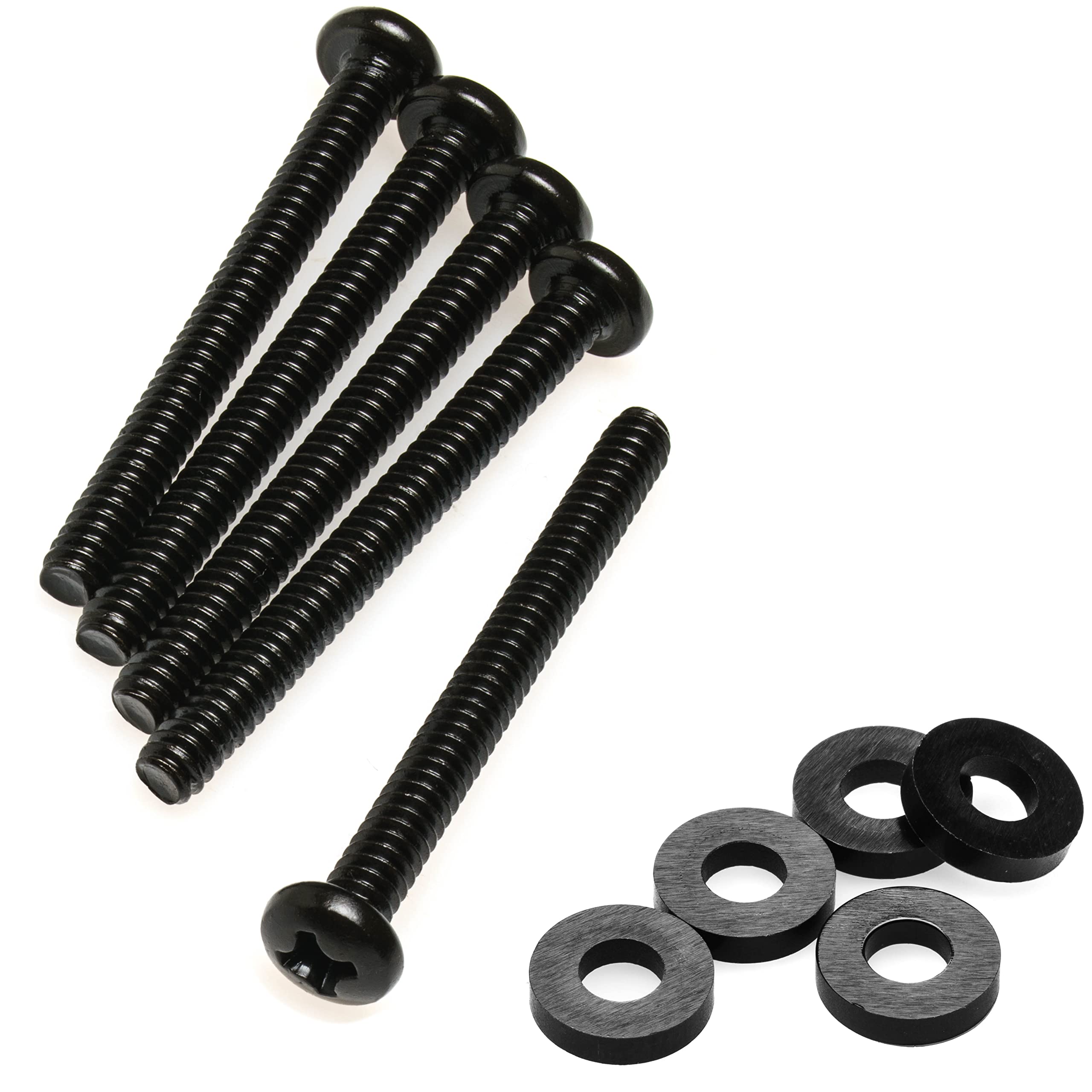 Crj 6 32 Unc Extra Long 1 3/8'' (34Mm) Computer Radiator Fans Screws Set For 25Mm And 30Mm Fans   20 Screws And 20 Washers