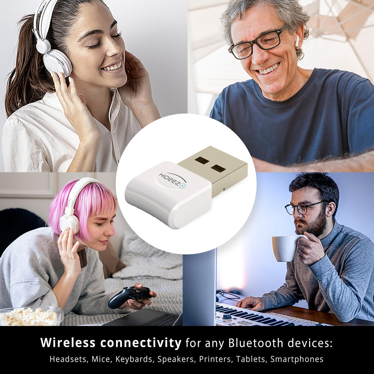 Ble Long Range Adapter Raspberry Pi Hideez USB Bluetooth Adapter for PC, macOS, Linux, ChromeOS, Raspberry ...