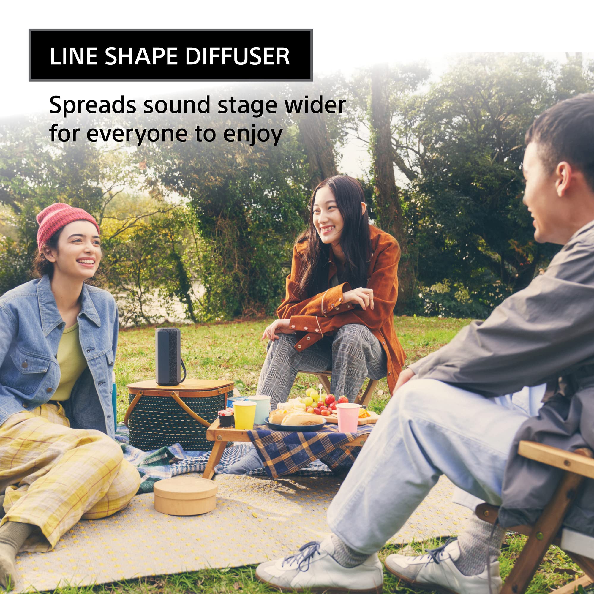 Sony SRS XE200 X Series Wireless Ultra Portable Bluetooth Speaker, IP67 Waterproof, Dustproof and Shockproof with 16 Hour Battery and Easy to Carry Strap, Black