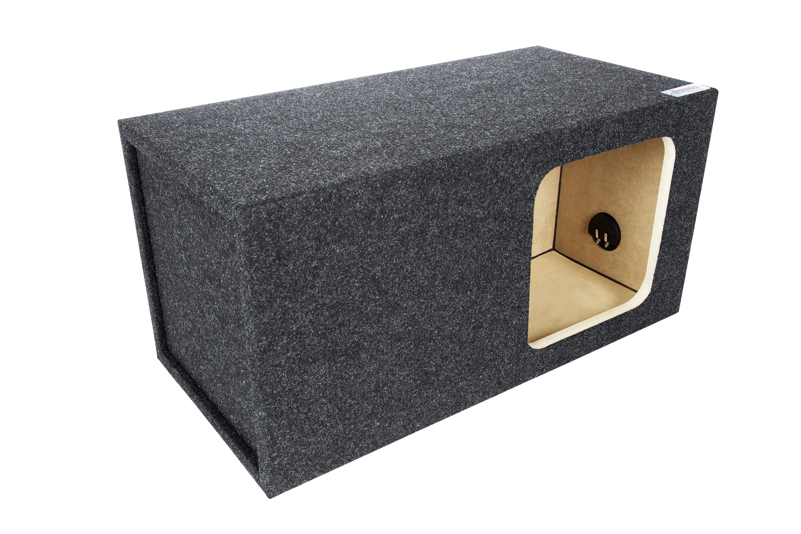 Atrend 10    Single Vented Spl Subwoofer Speaker Enclosure   Subwoofer Box Designed And Engineered For Kicker Solo Baric Model L