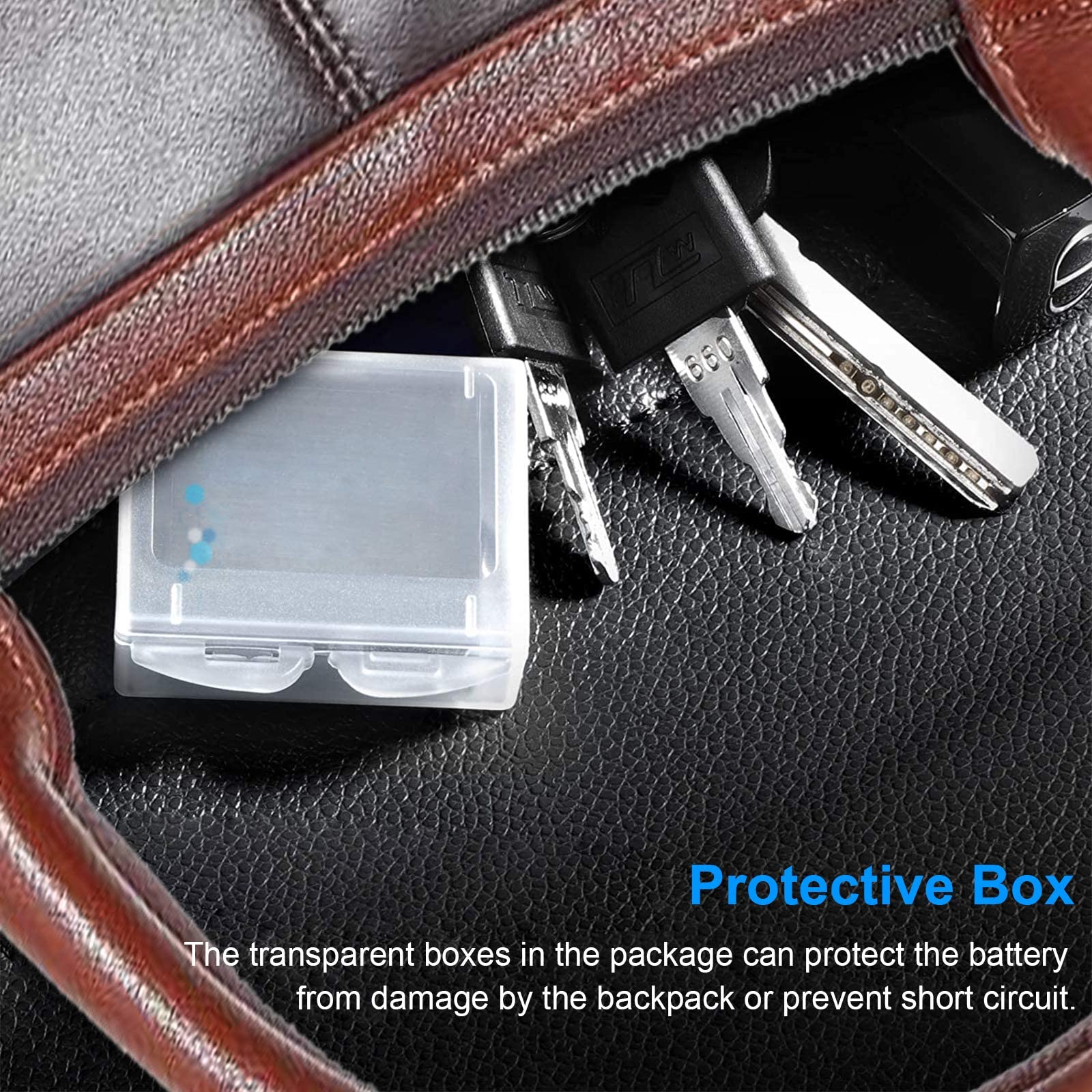 Tomsheir Battery 1800Mah(2 Pack) And Usb Fast Charger Replacement Battery For Gopro Hero 8/7/6/5 Black (Fully Compatible With Or