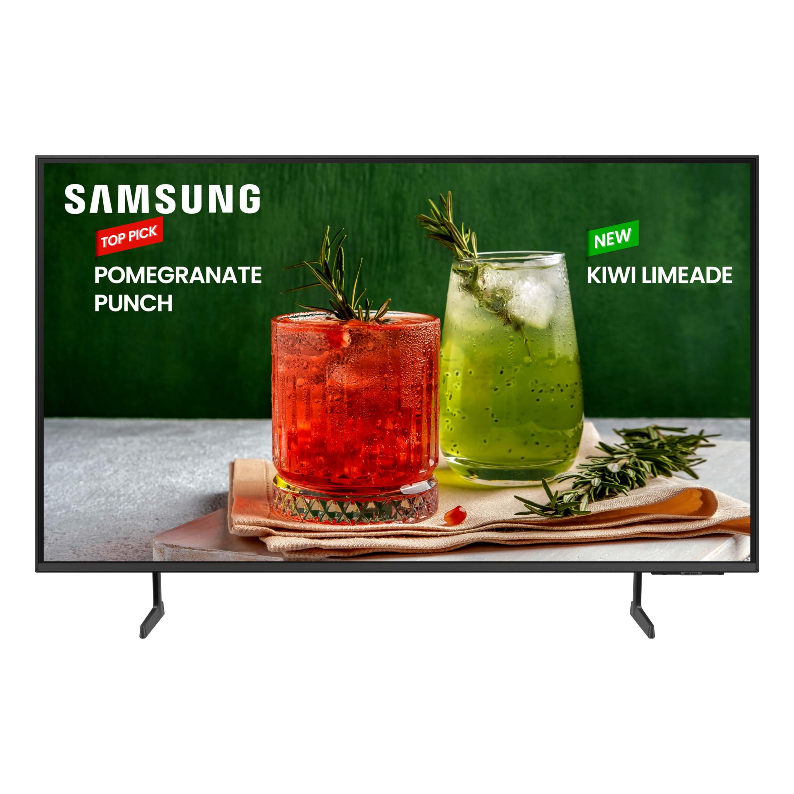 Samsung 43 Inch Class Crystal Uhd 4K Bed H Series Hdr Business Pro Tv W/ 3 Sided Bezel Less Slim Design, Use For Digital Signage