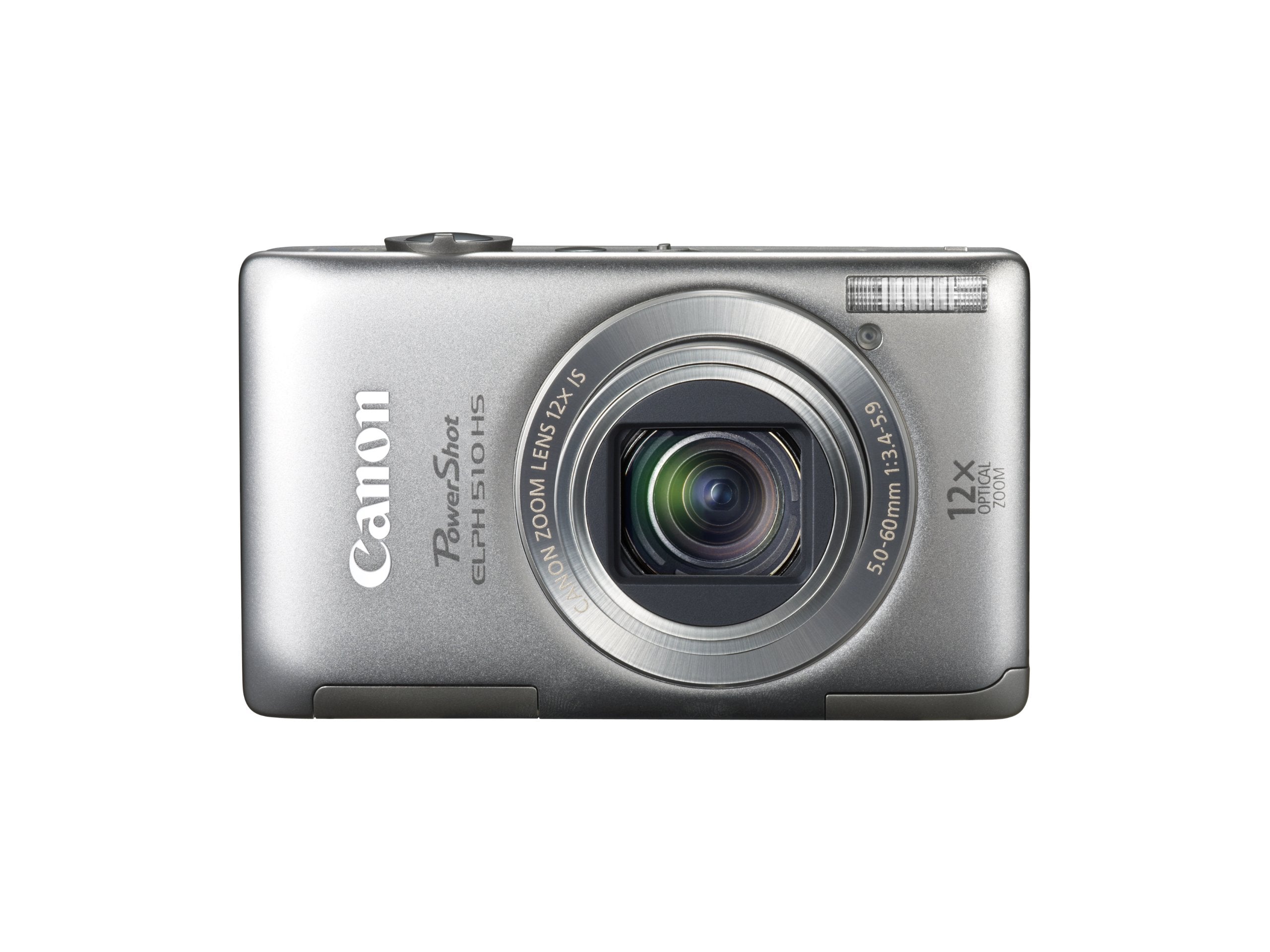 Canon Powershot Elph 510 Hs 12.1 Mp Cmos Digital Camera With Full Hd Video And Ultra Wide Angle Lens (Silver)