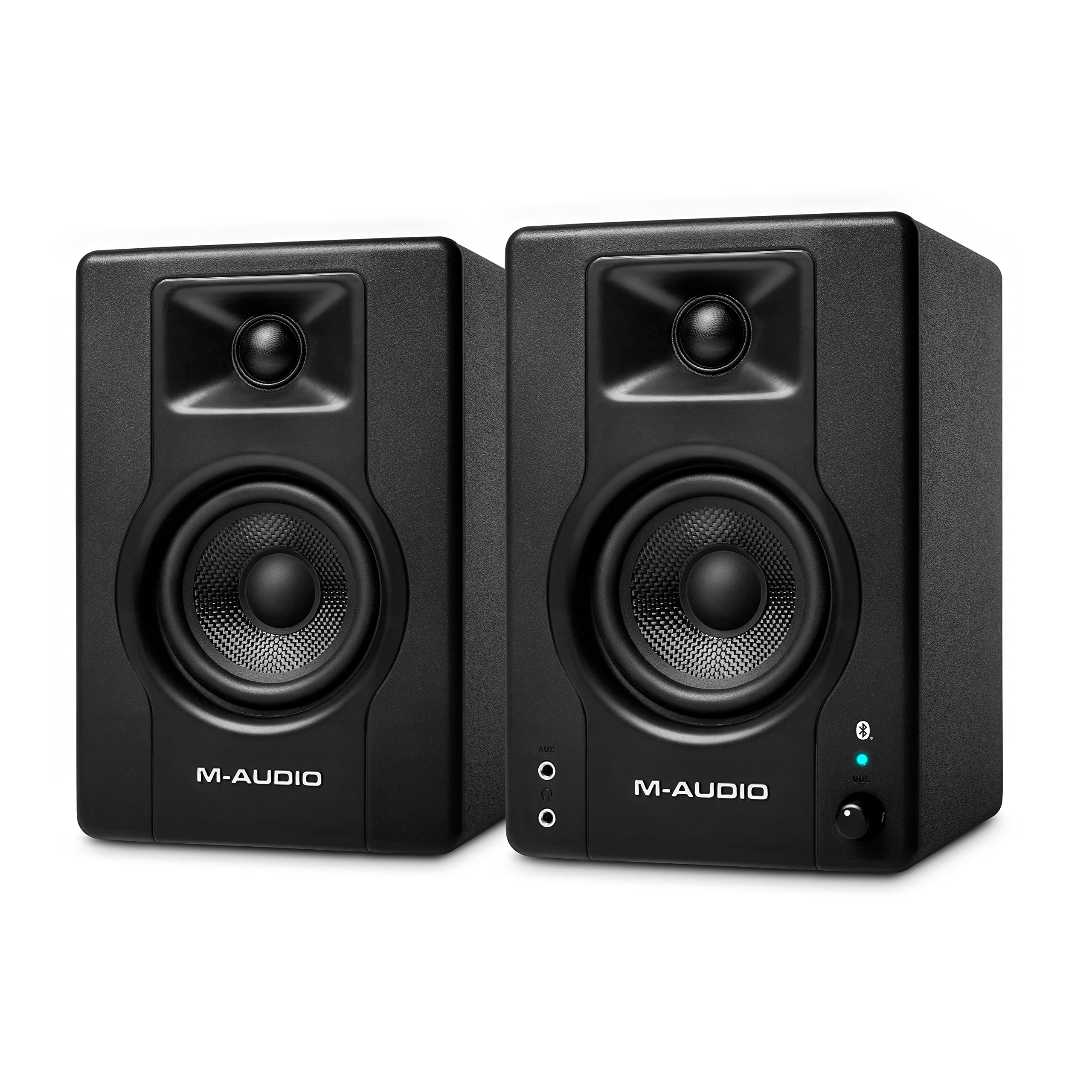M Audio Bx4Bt 4.5'' Studio Monitors & Pc Speakers With Bluetooth For Recording And Multimedia With Music Production Software, 12