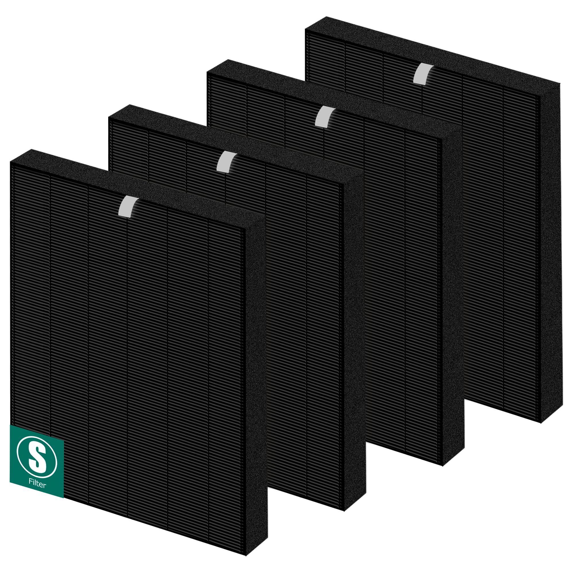 Appliancemates 4 Pack C545 Replacement Filter S For Winix C545 Air Purifier, Replace 1712 0096 00 2522 0058 00, H13 Ture Hepa Fi